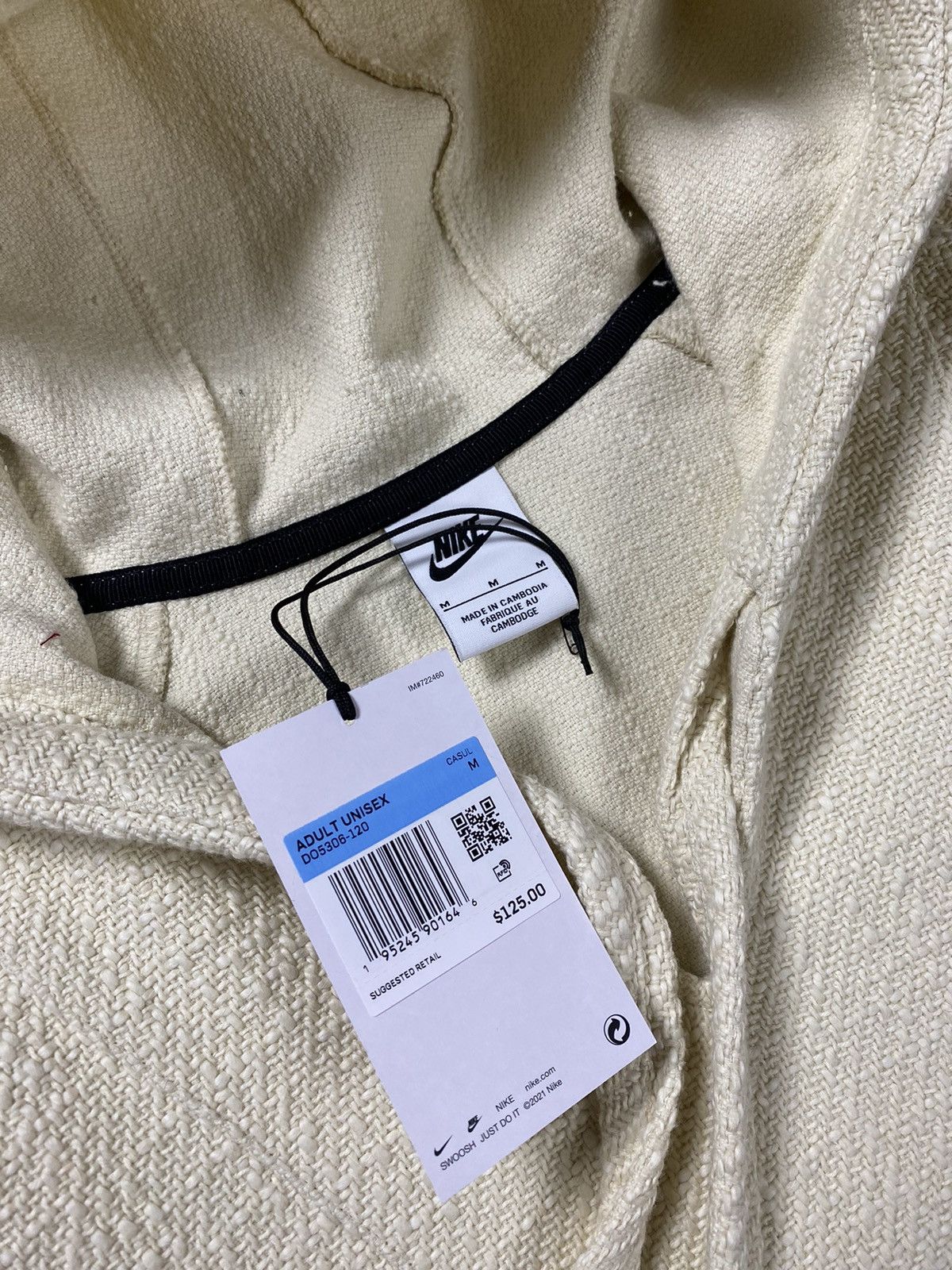 Nike × Stussy New❗️ 2022 Nike X Stussy Oversize NRG Fossil Pullover Hoodie Size US M / EU 48-50 / 2 - 10 Thumbnail