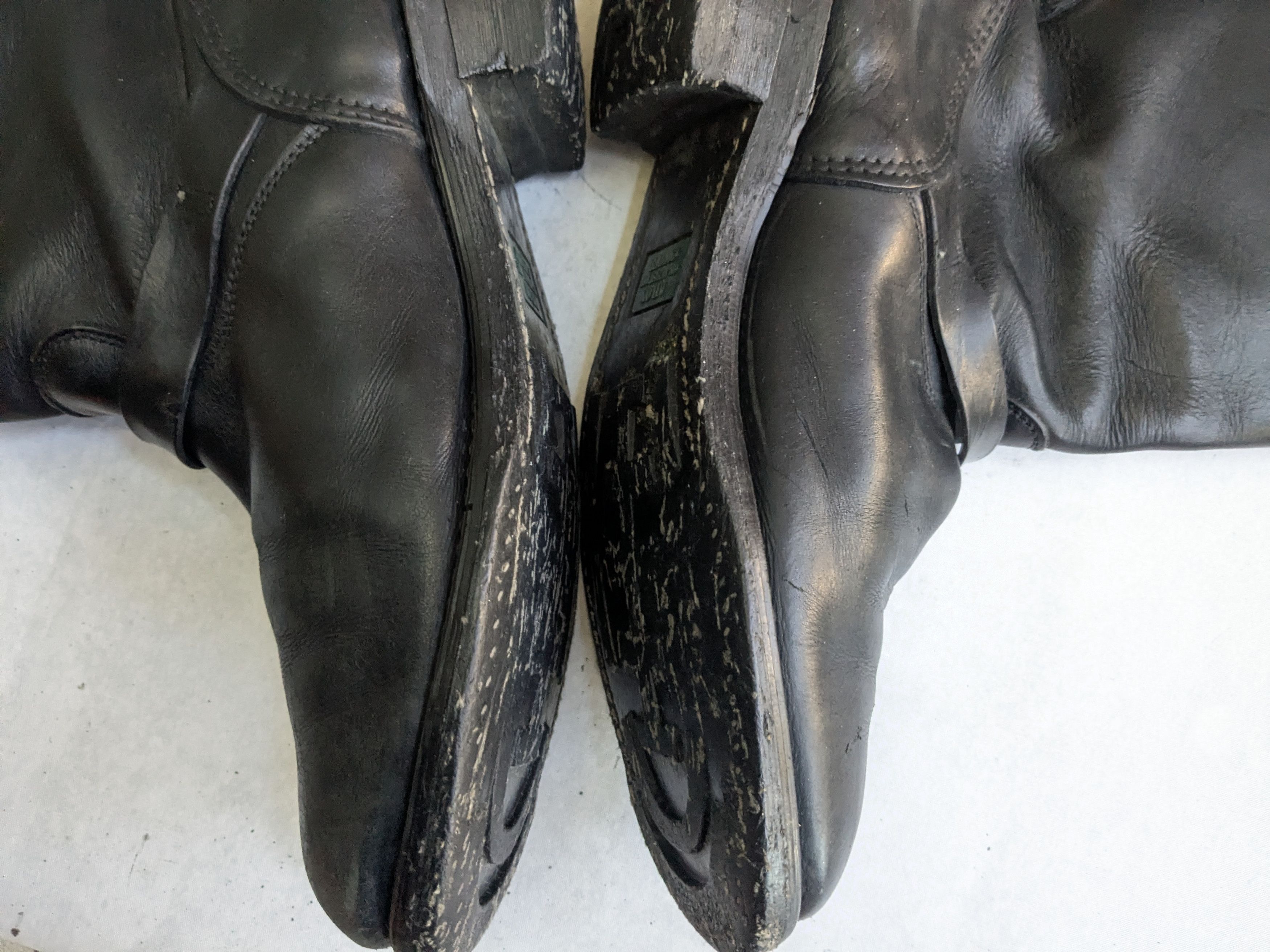 Genuine Leather Double H Engineer Boots Black Leather 12 E Wide Size US 12 / EU 45 - 12 Thumbnail