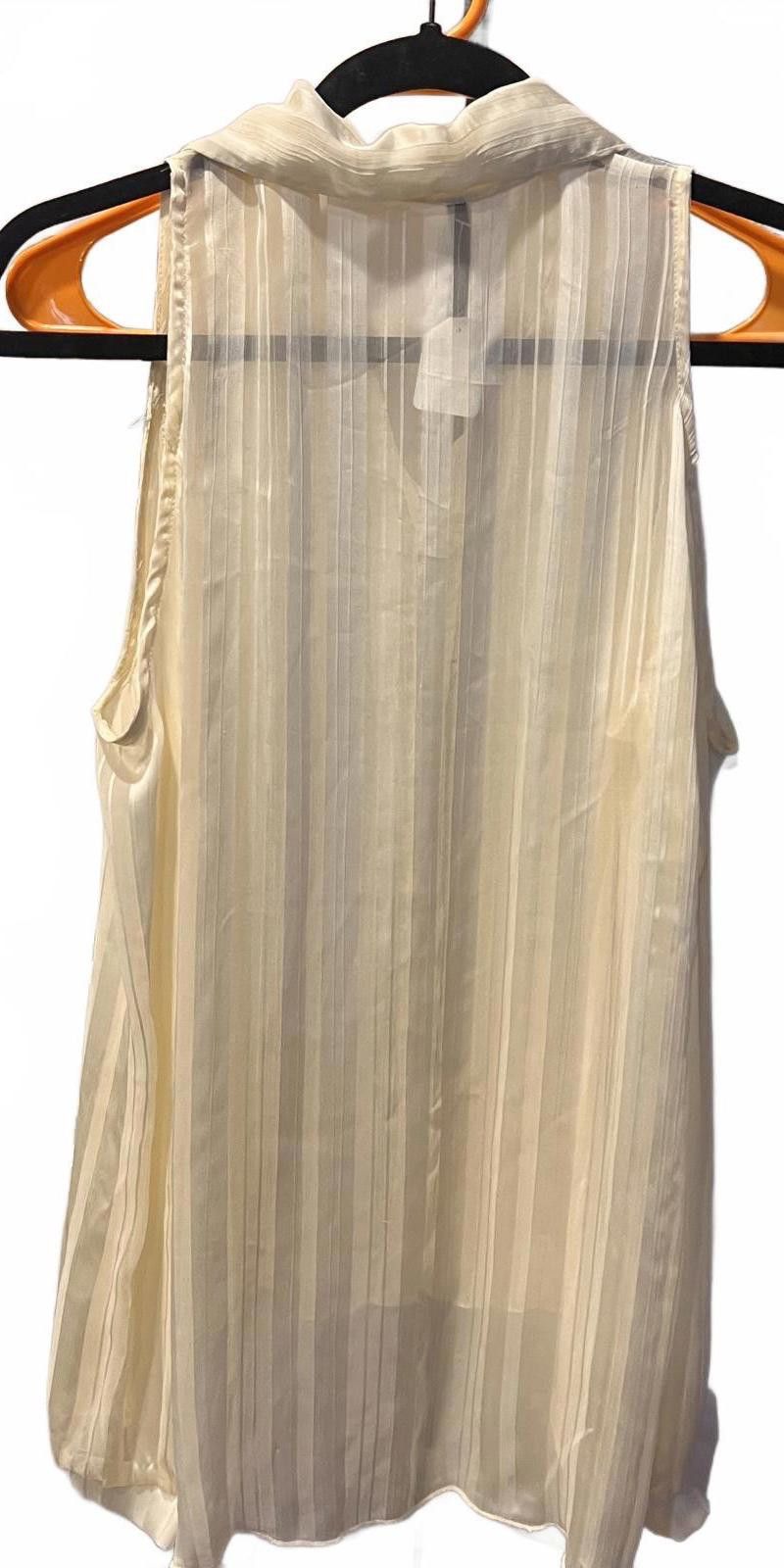 Unknown London Sheer Button-Up Blouse Size S / US 4 / IT 40 - 2 Thumbnail