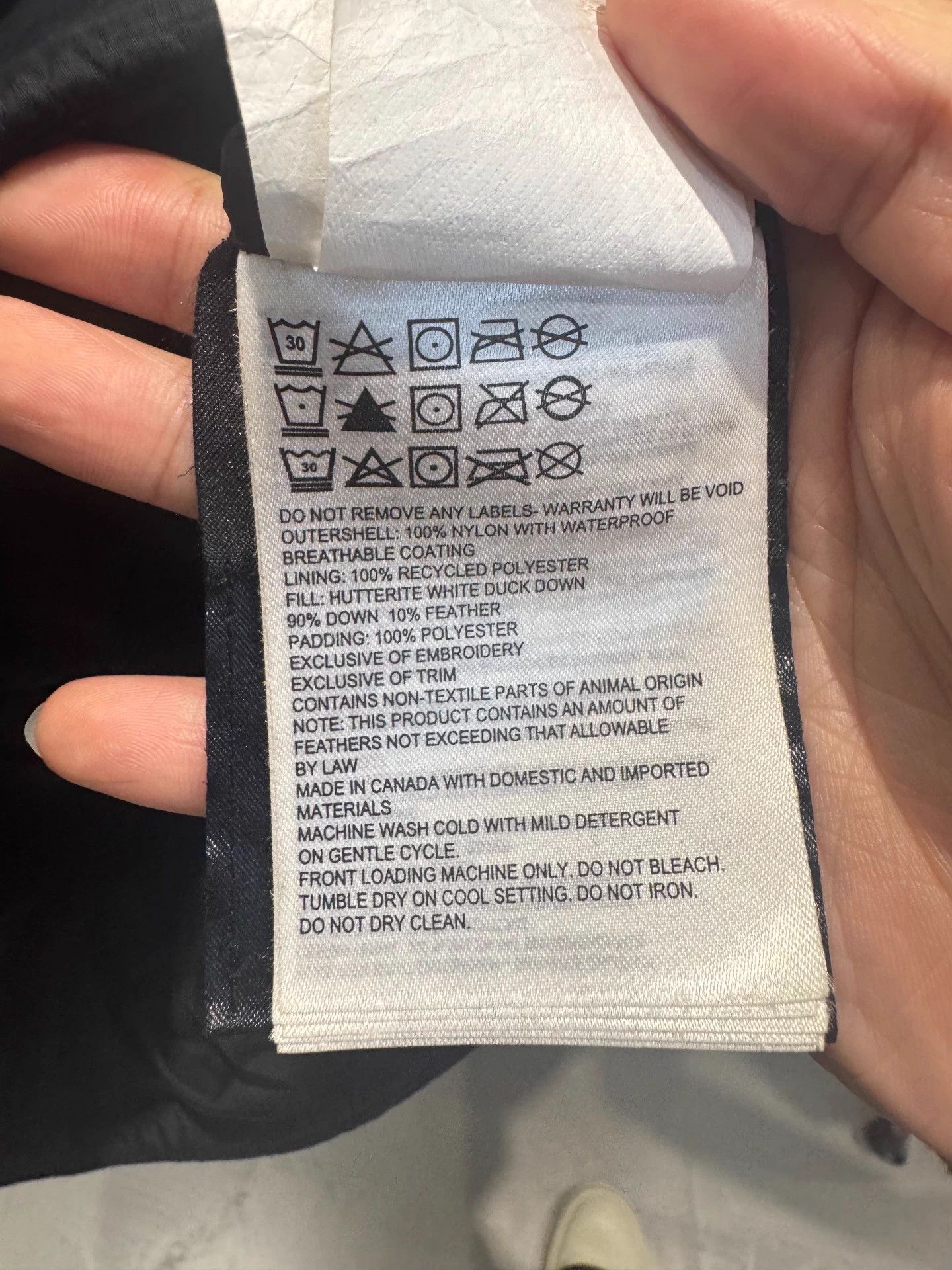 Canada Goose Canada Goose Approach Women's Black XS Logo Print Rem Hood Size XXS / US 00 / IT 34 - 5 Thumbnail