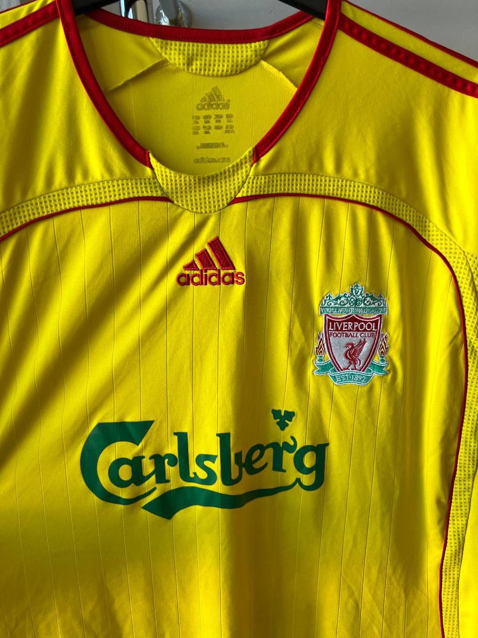 Adidas 2006/07 LIVERPOOL AWAY SOCCER JERSEY FOOTBALL SHIRT ADIDAS Size US XXL / EU 58 / 5 - 3 Thumbnail