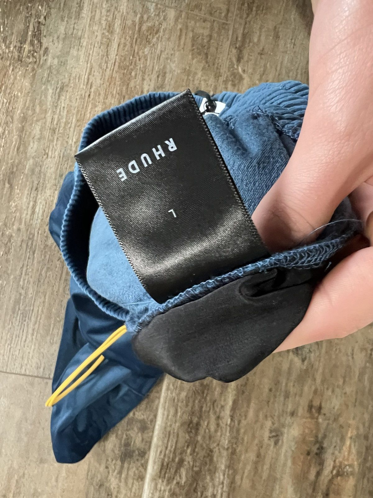 Rhude NEW Rhude Pants Embroidered Velvet Blue Size US 36 / EU 52 - 6 Thumbnail