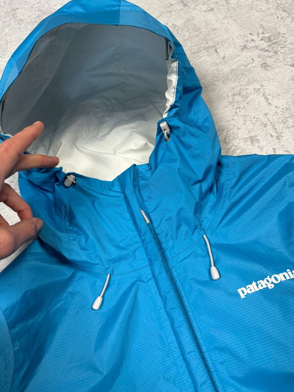 Patagonia Women's H2no Torrentshell Blue Jacket Full Zip