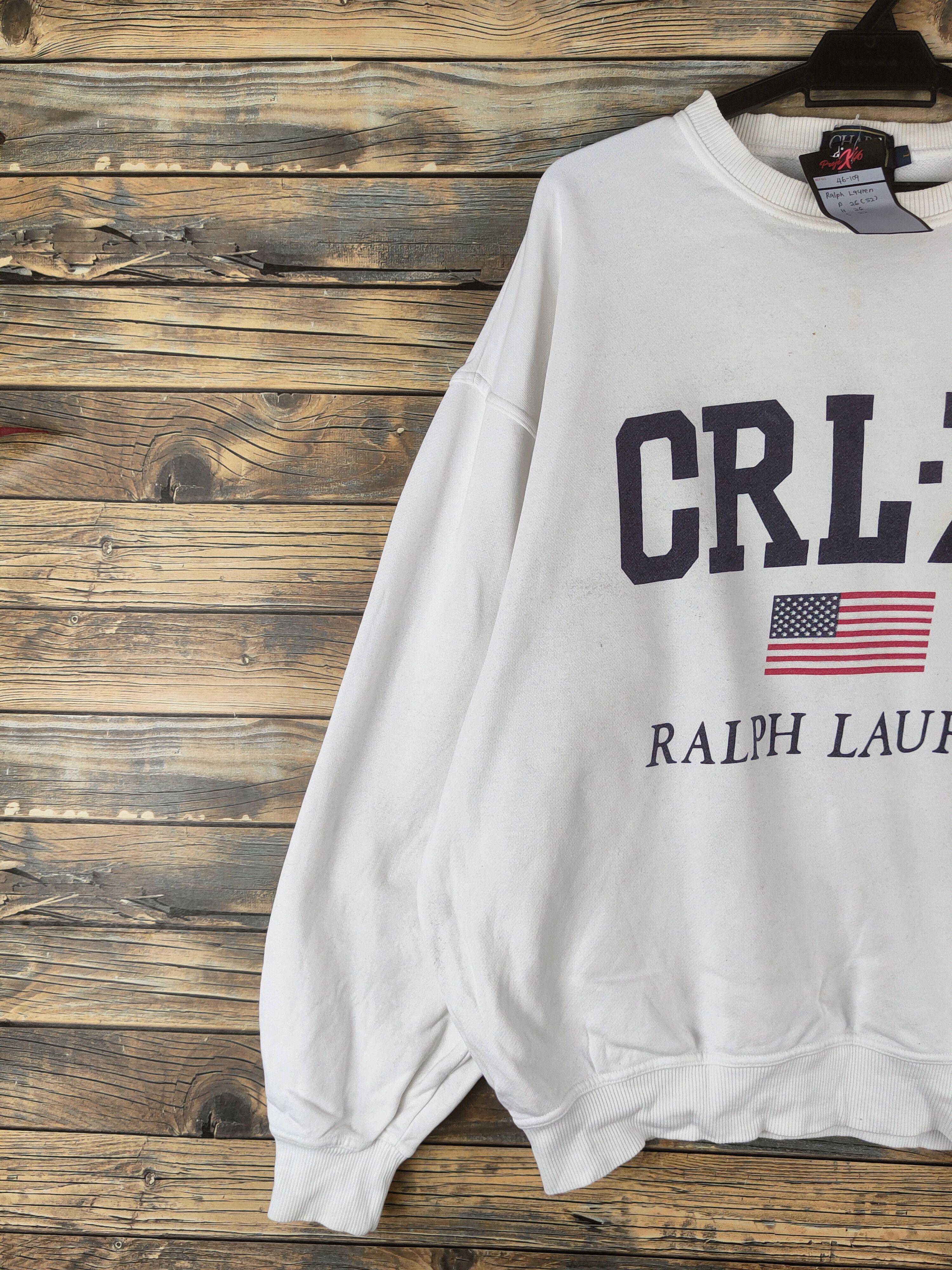 Chaps Ralph Lauren DL Chaps Ralph Lauren White Sweatshirts #46-109 Size US L / EU 52-54 / 3 - 3 Thumbnail