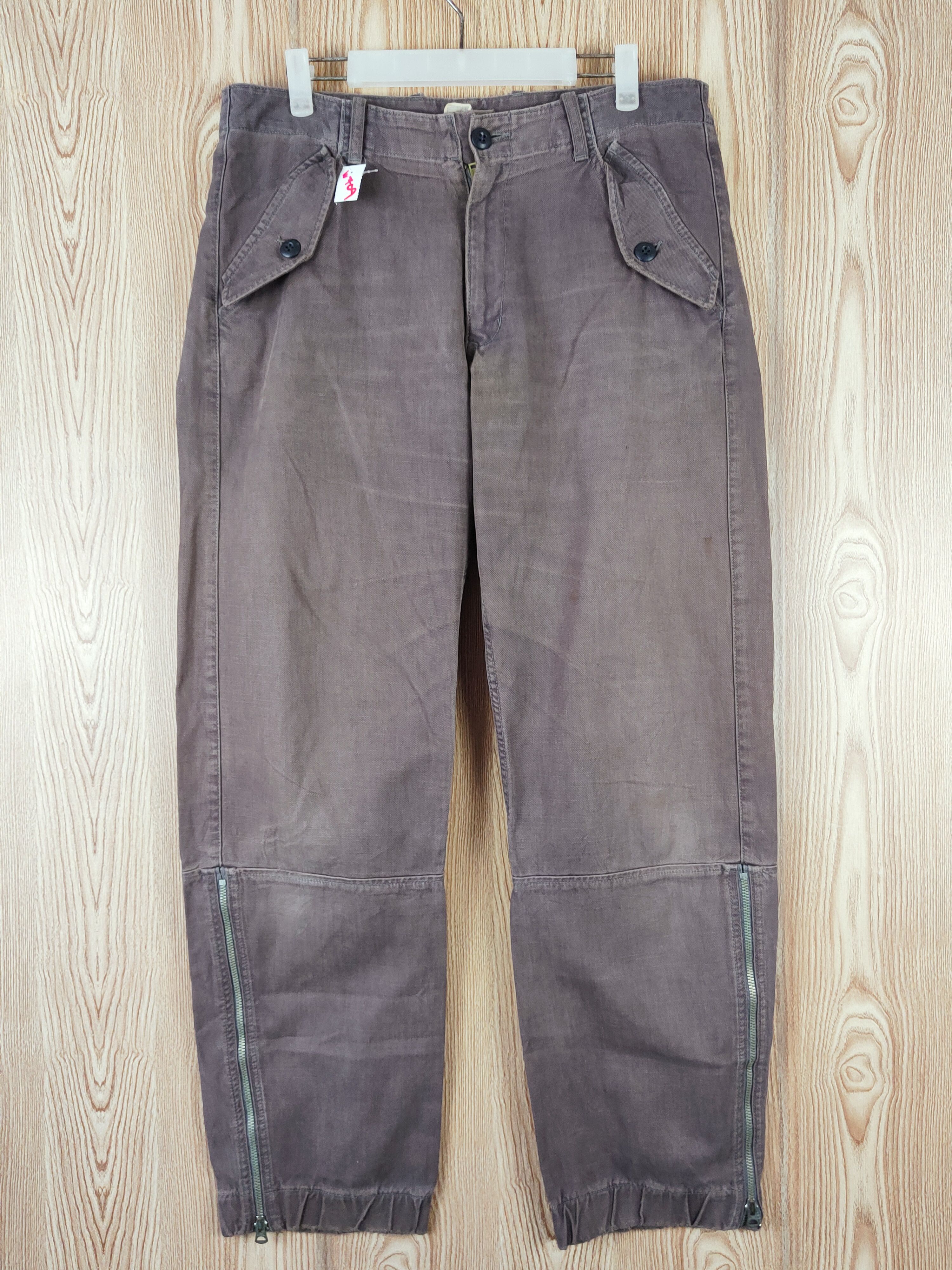 Surplus Research Blueway-Surplus Dark Purple Jogger Pants #W709 Size US 34 / EU 50 - 1 Thumbnail