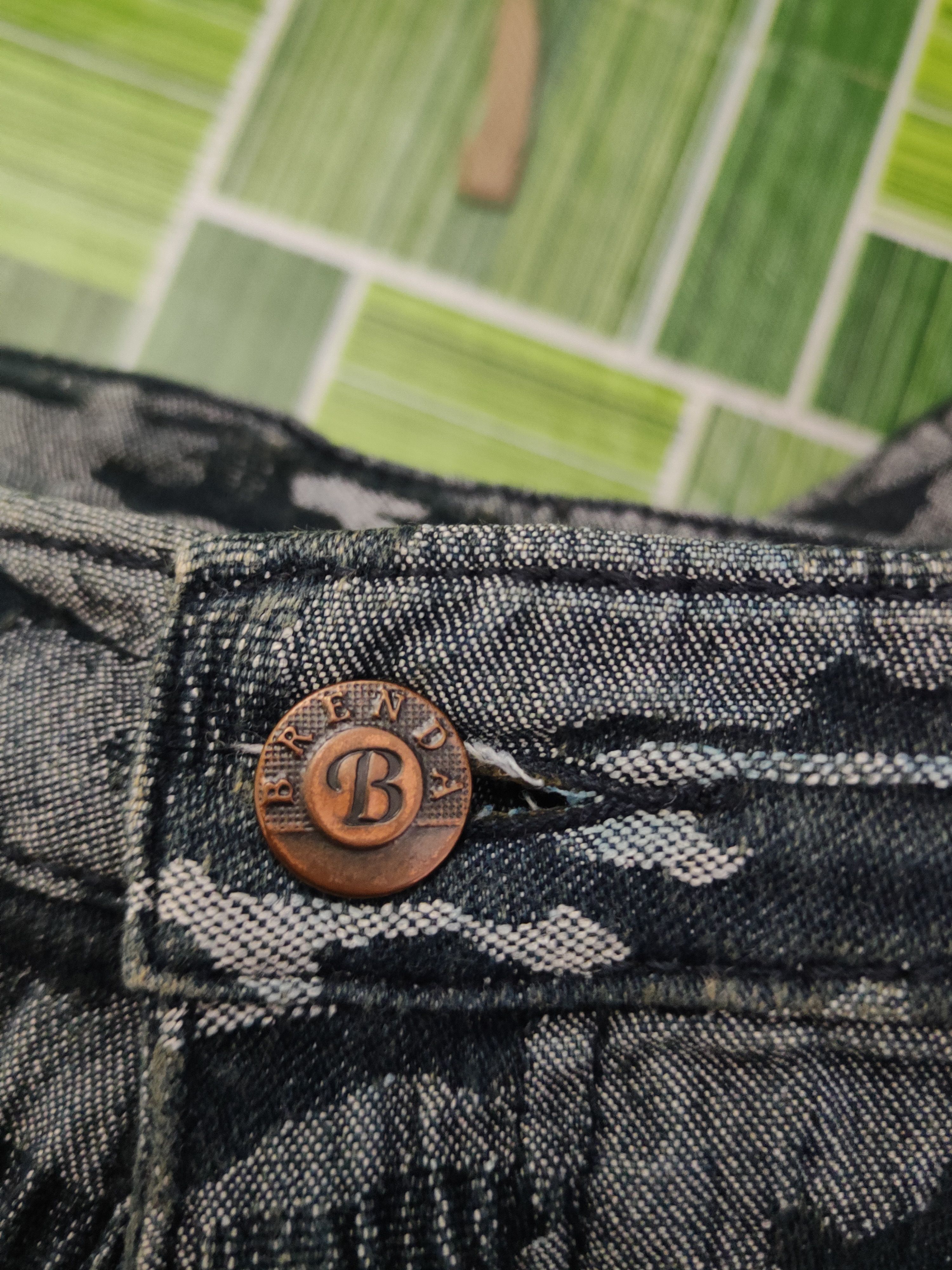 Japanese Brand DL Brenda Blue Multipocket Cargo Pants #2649 Size 29" - 12 Thumbnail