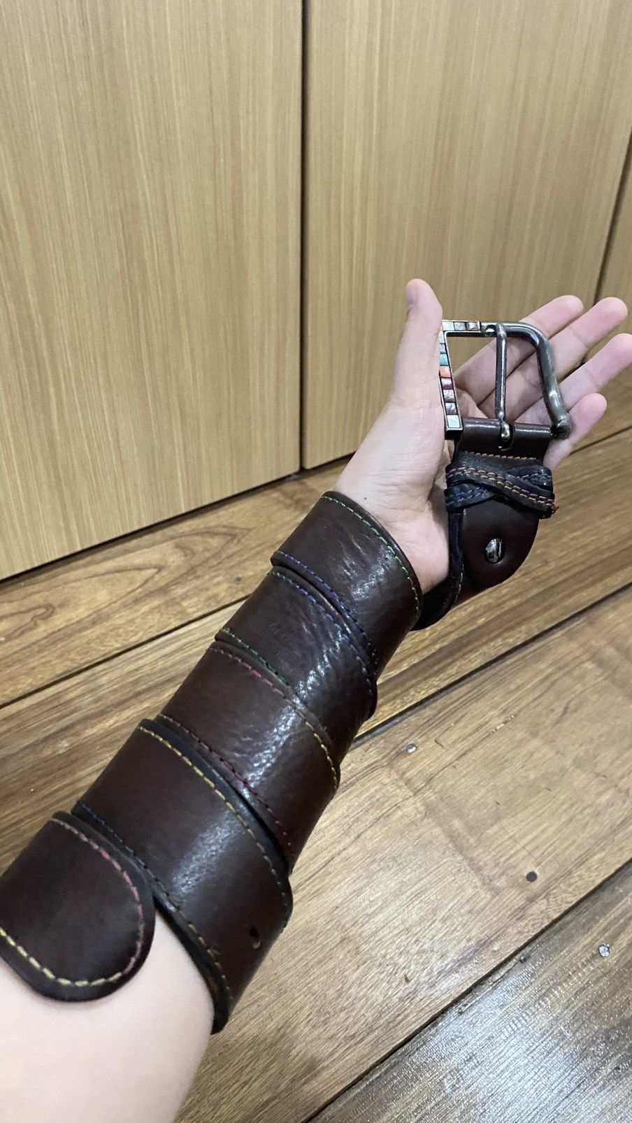 Vintage Y2K vintage belt leather Size 34 - 1 Thumbnail