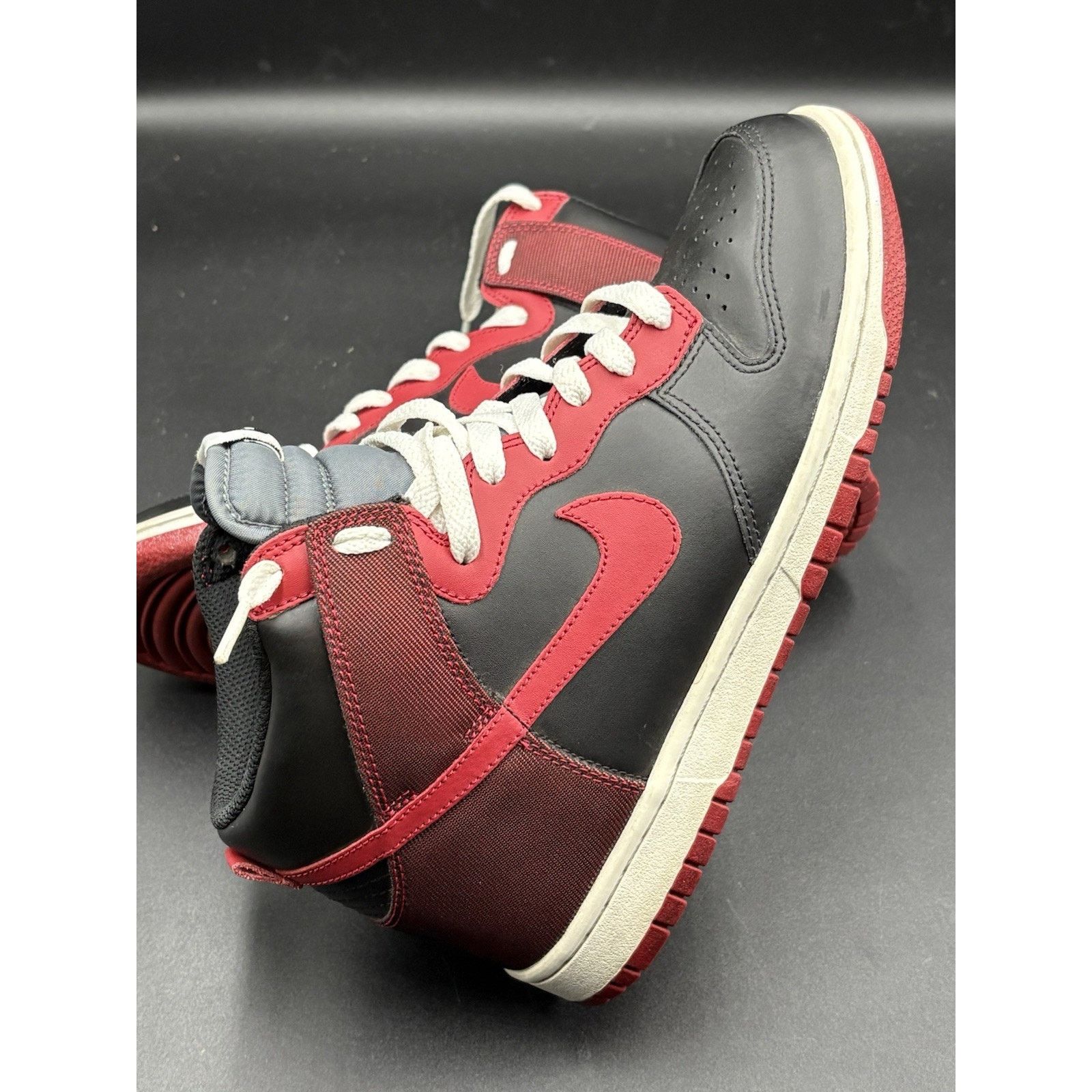 Nike Size 7.5 - Nike Dunk High Red - 317982-051 Size US 11.5 / EU 44-45 - 1 Thumbnail