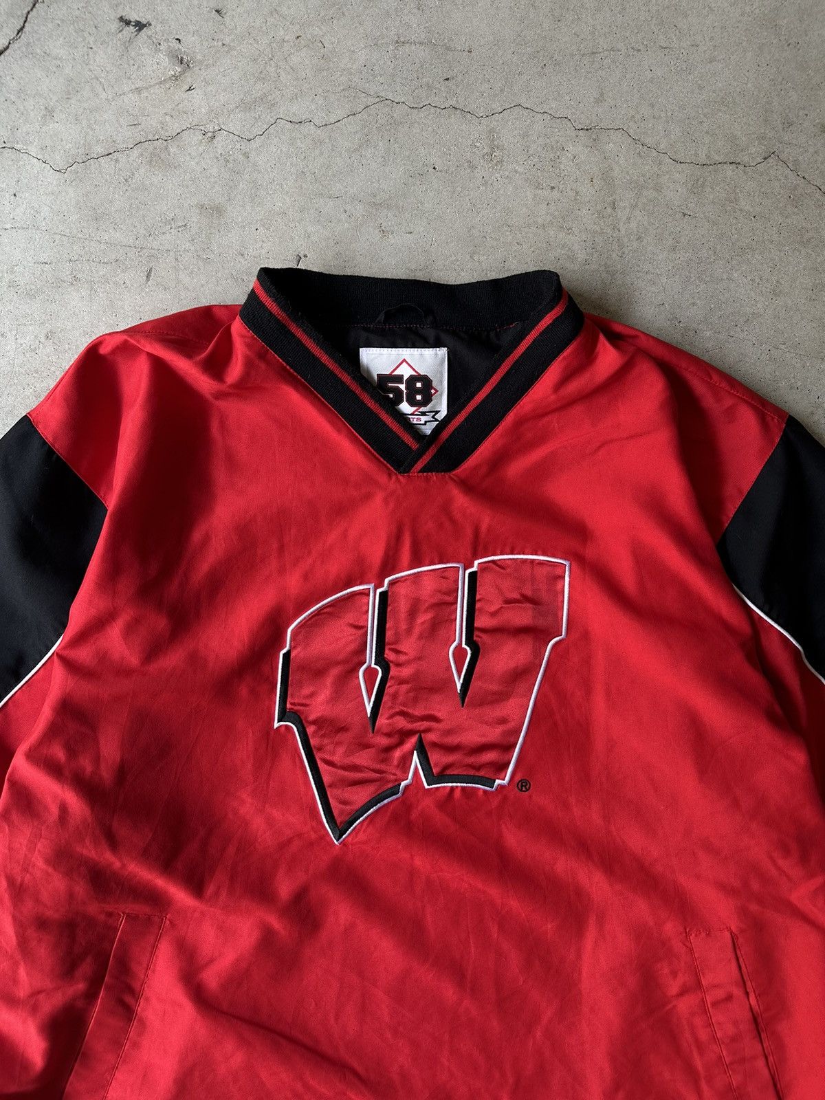 Starter Y2K Vintage Wisconsin Badgers windbreaker Size US XL / EU 56 / 4 - 2 Thumbnail