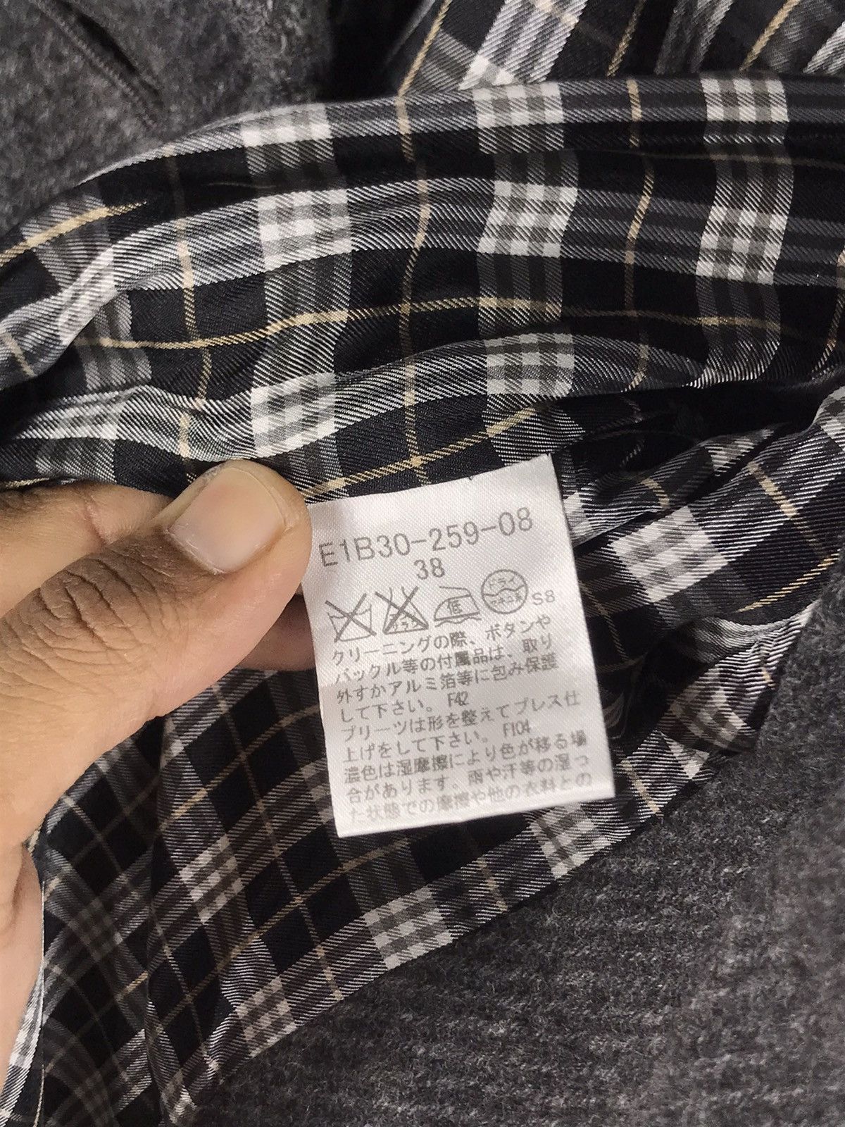 Burberry ⚡️Vintage Burberry Blue Label Klassisk Wool Button Jacket Size XS / US 0-2 / IT 36-38 - 11 Thumbnail