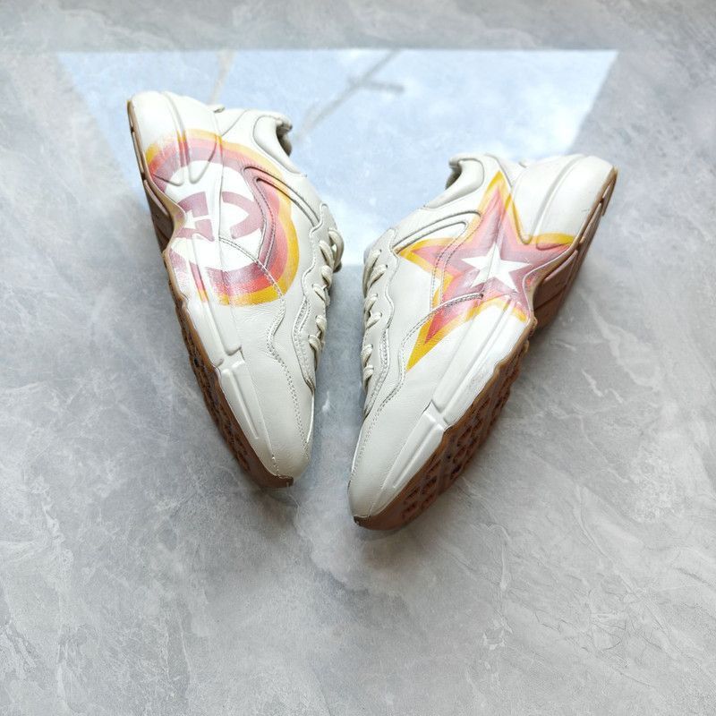 Gucci Gucci Star Print Low-Top Sneaker for All - Size US 7.5 / EU 40-41 - 9 Thumbnail