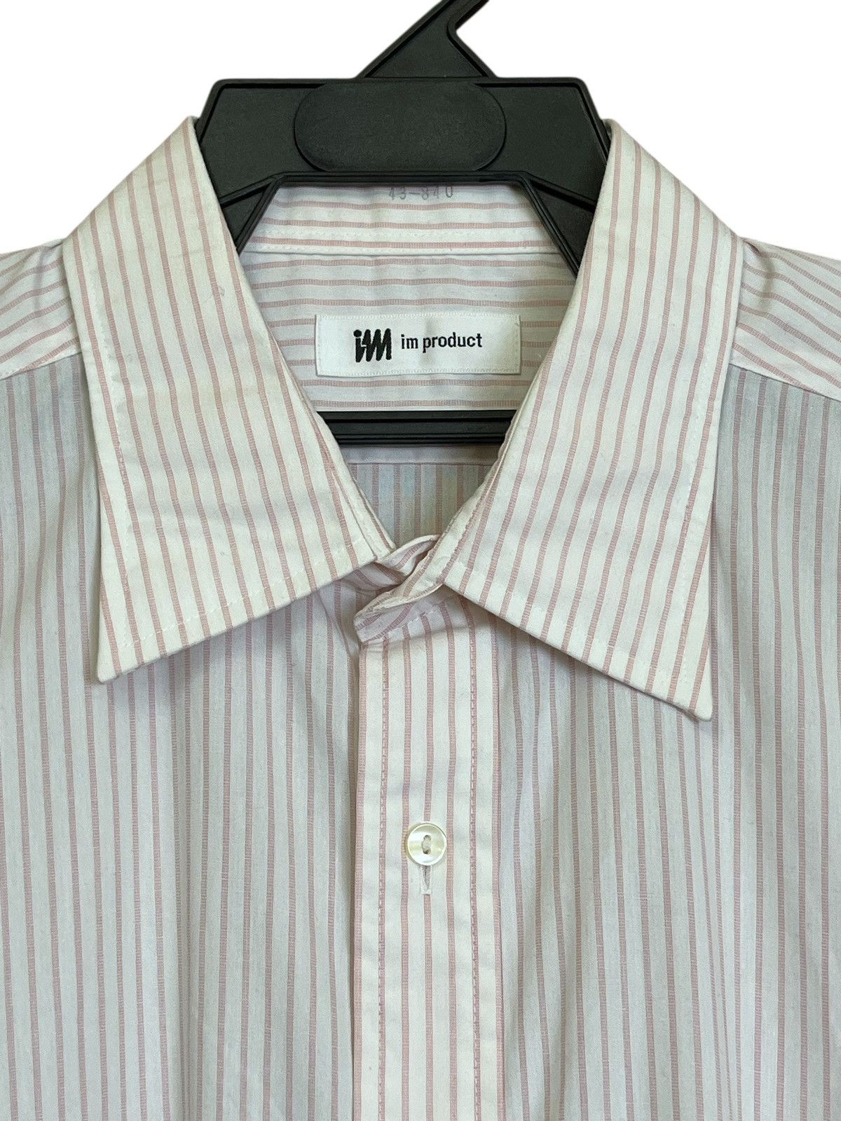 Homme Plisse Issey Miyake Vintage ISSEY MIYAKE im product pink stripe button ups shirt Size US L / EU 52-54 / 3 - 3 Thumbnail