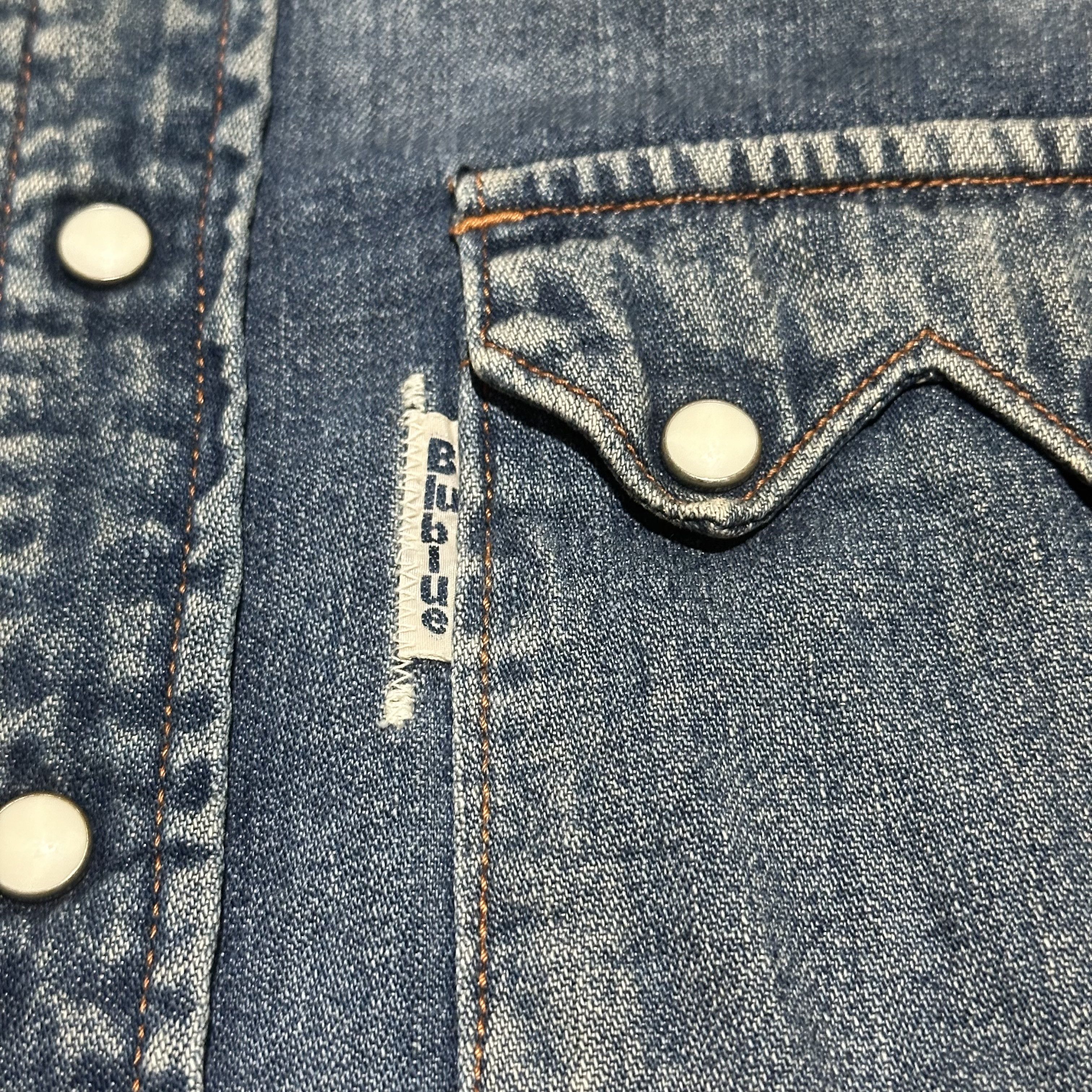 Blue Blue Japan Blue Blue western Denim Button Ups Size US S / EU 44-46 / 1 - 4 Thumbnail