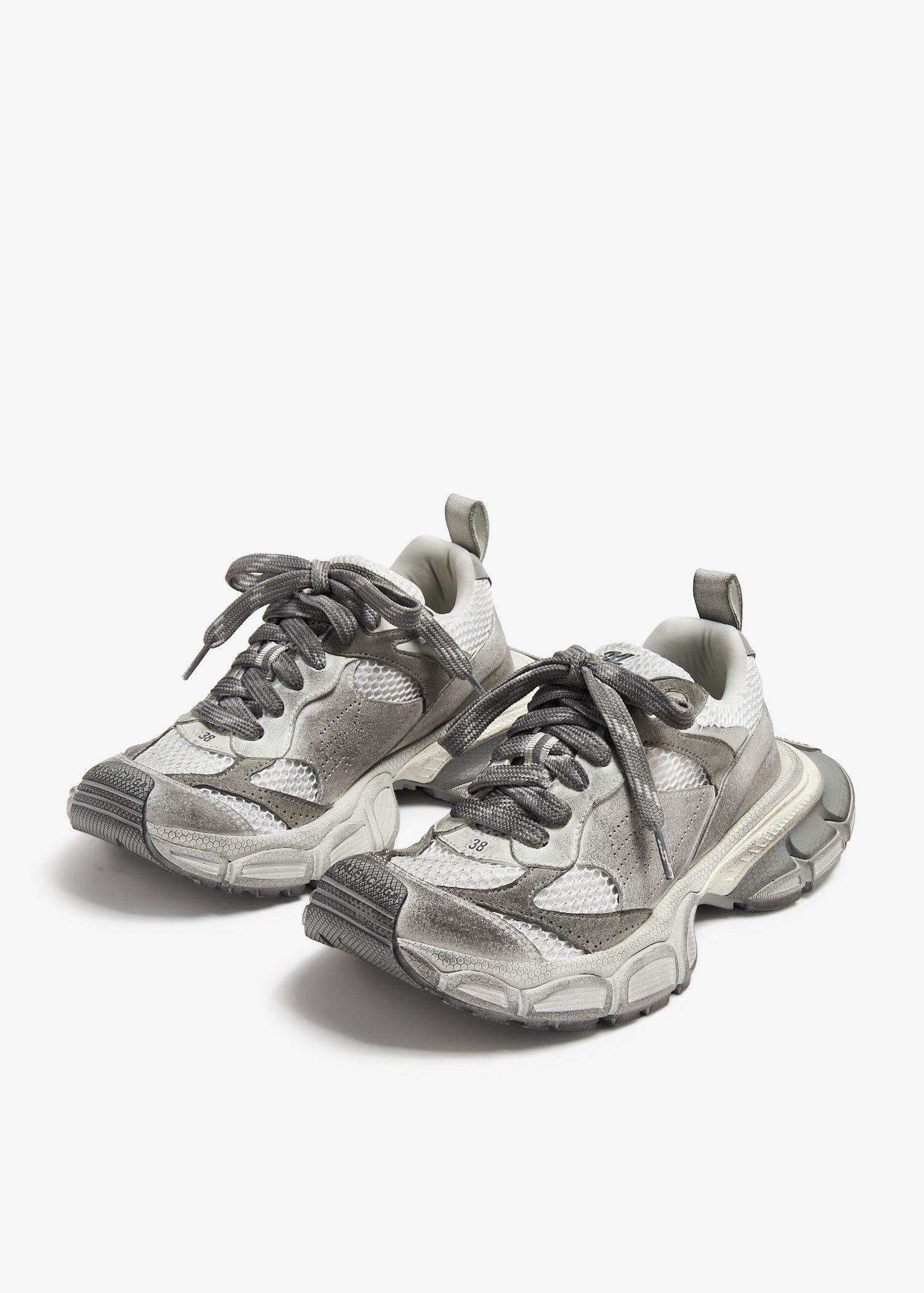 Balenciaga o1in1g0125 3XL Sneakers in Grey/White Size US 6 / IT 36 - 3 Thumbnail