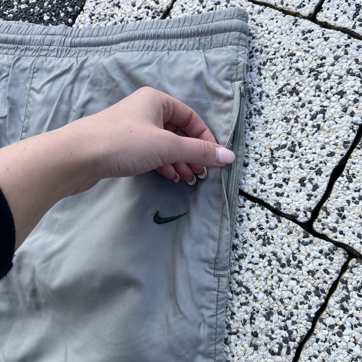 Nike × Vintage Nike Vintage Track Pants Nylon Y2K Drill Streetwear Swoosh Size US 36 / EU 52 - 8 Thumbnail