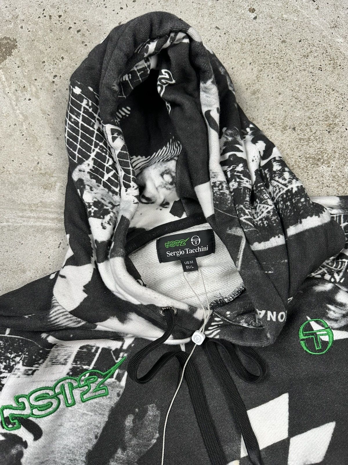 A$AP Nast × Sergio Tacchini Sergio Tacchini x A$AP Nast Nst2 All Over Print Hoodie Size US M / EU 48-50 / 2 - 11 Thumbnail