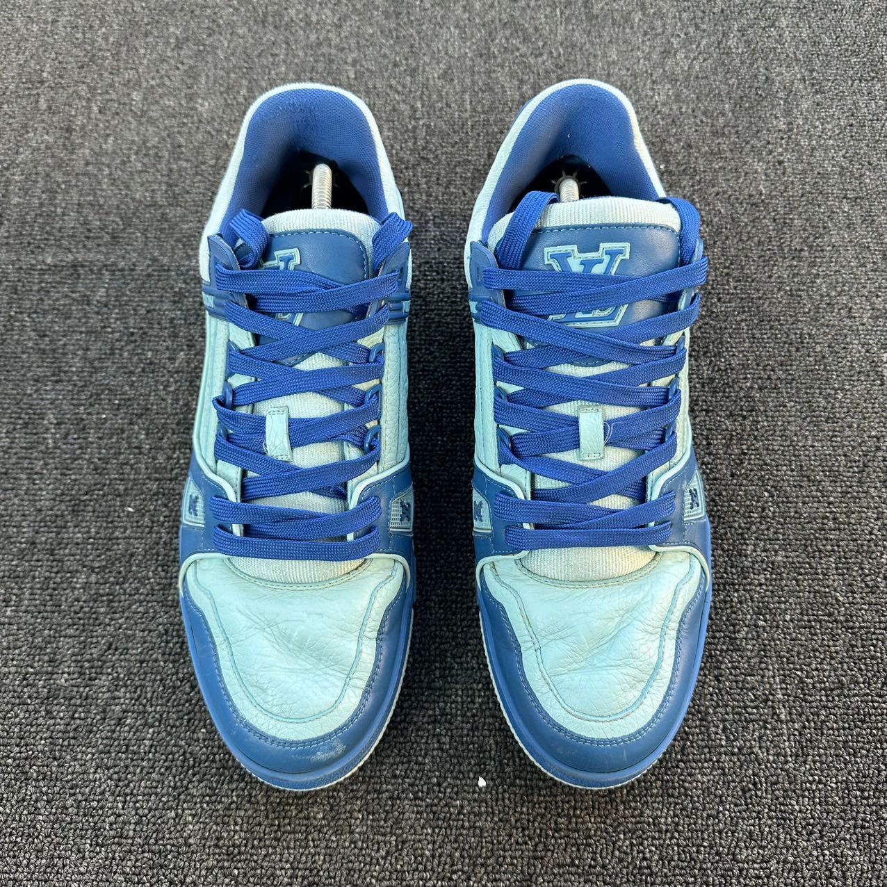 Louis Vuitton LV blue sneakers 43 95 new Size US 10 / EU 43 - 2 Thumbnail