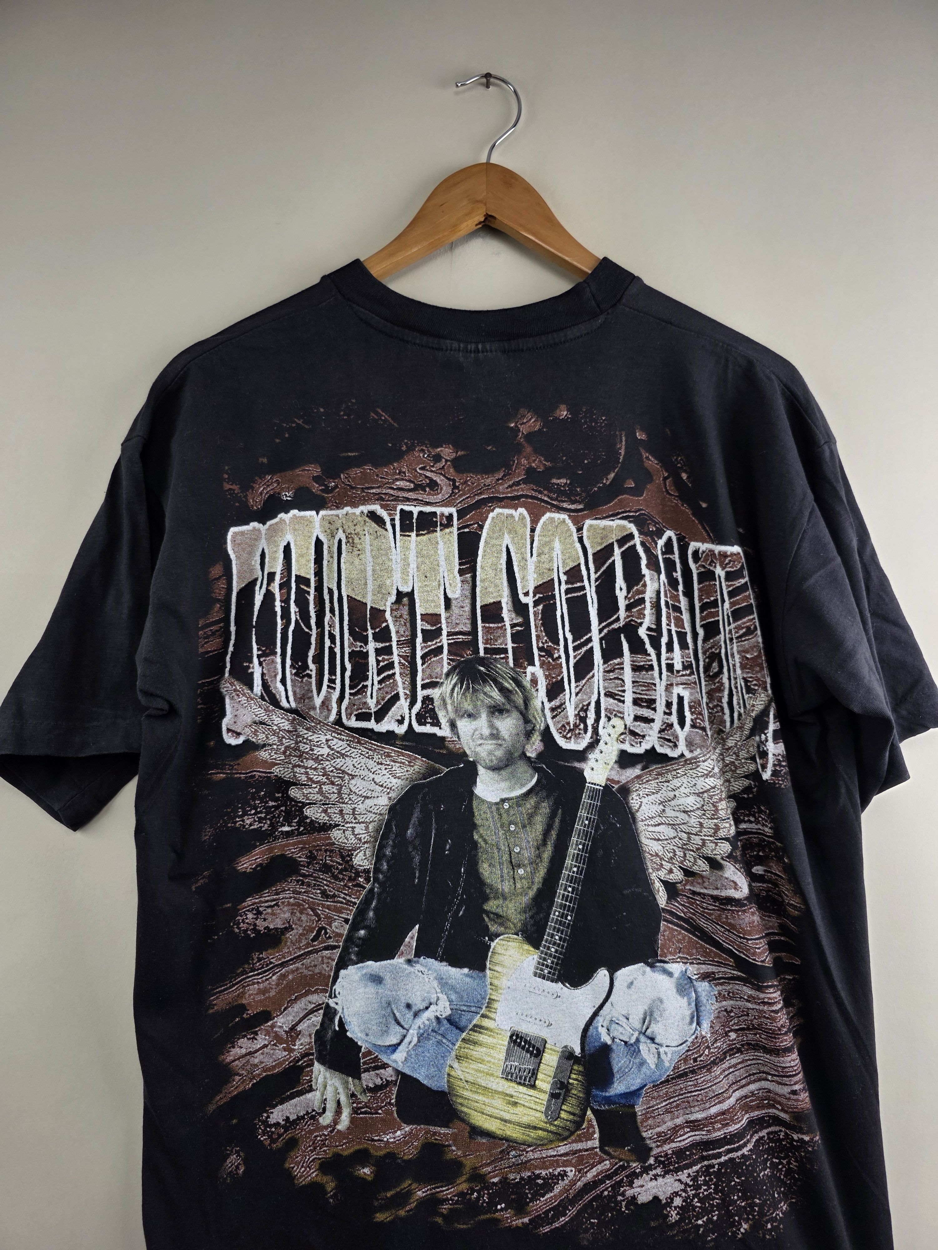 Band Tees × Vintage 90s Nirvana Kurt In Utero XL 23" 28.5" Size US XL / EU 56 / 4 - 6 Thumbnail