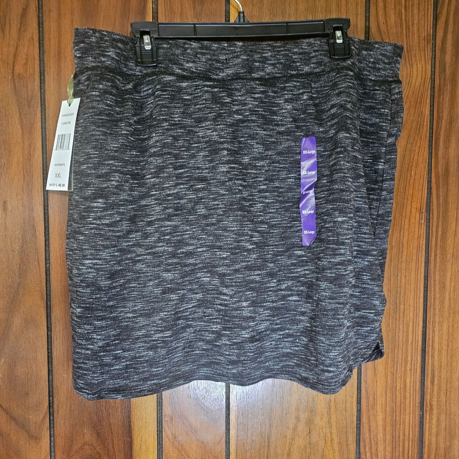 Other New Women's Charcoal Heathered Shorts XXL with Tags Size 40" / US 18 - 3 Thumbnail