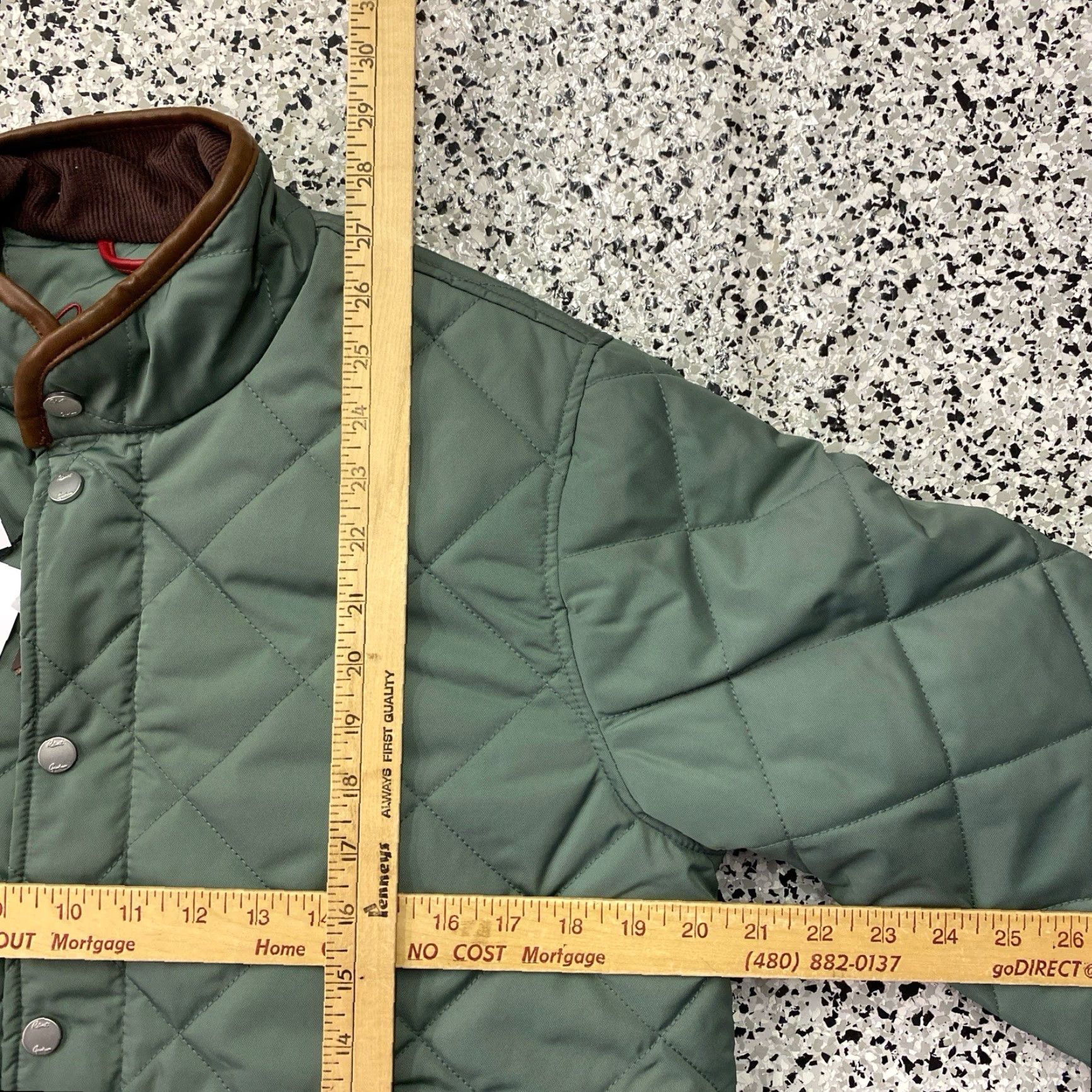 Robert Graham Robert Graham Quilted Field Jacket Green Mens Small Water Repellent NWT Size US S / EU 44-46 / 1 - 3 Thumbnail