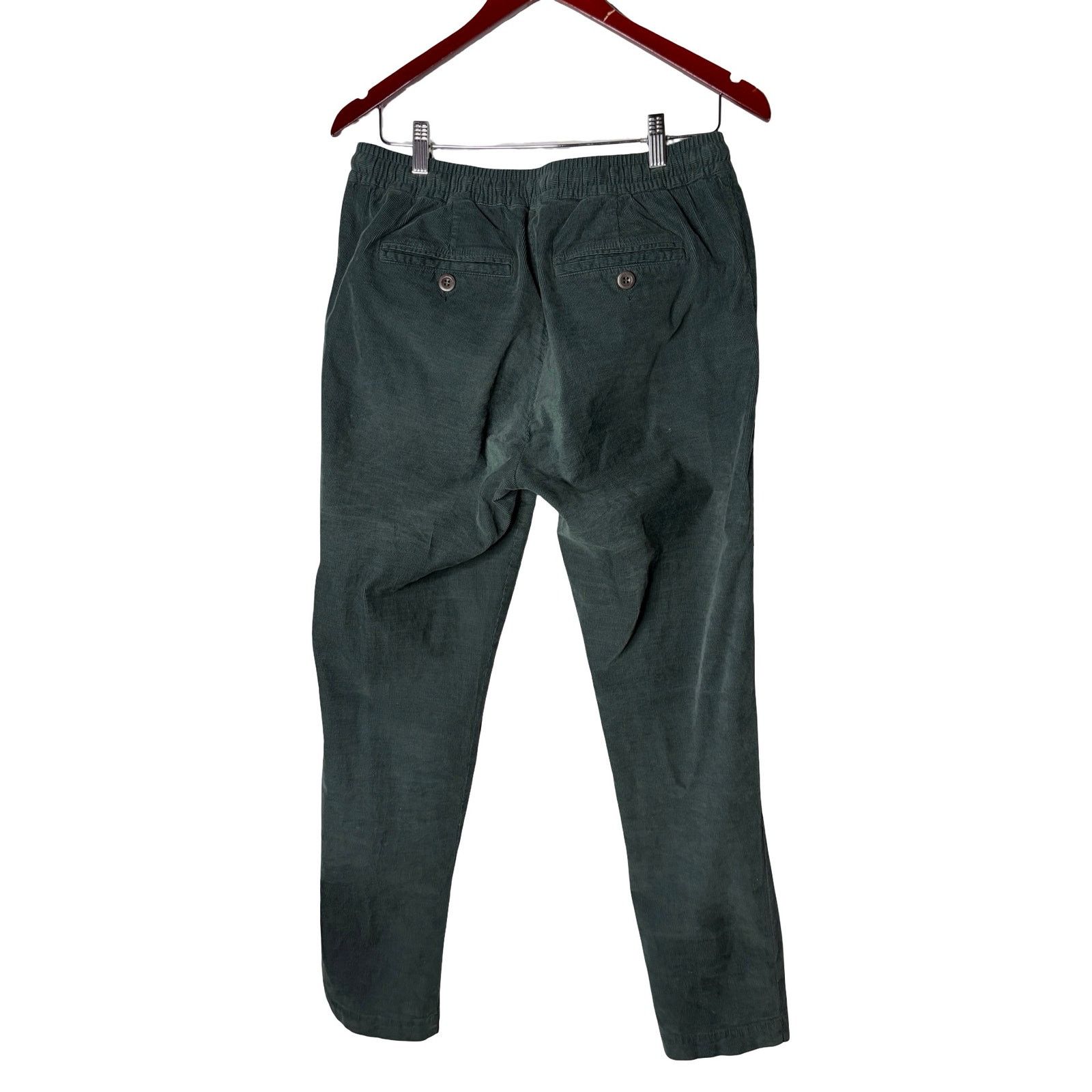 Mr P. MR P. Phillip Straight-Leg Cotton-Corduroy Trouser green Size US 32 / EU 48 - 3 Thumbnail