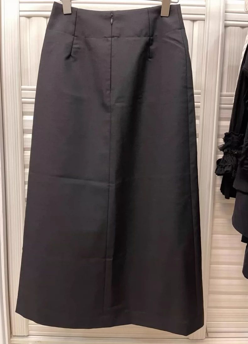 Yohji Yamamoto Yohji Yamamoto size xs Black One-Piece Wool Skirt 2501-Next Size 27" / US 4 / IT 40 - 2 Thumbnail