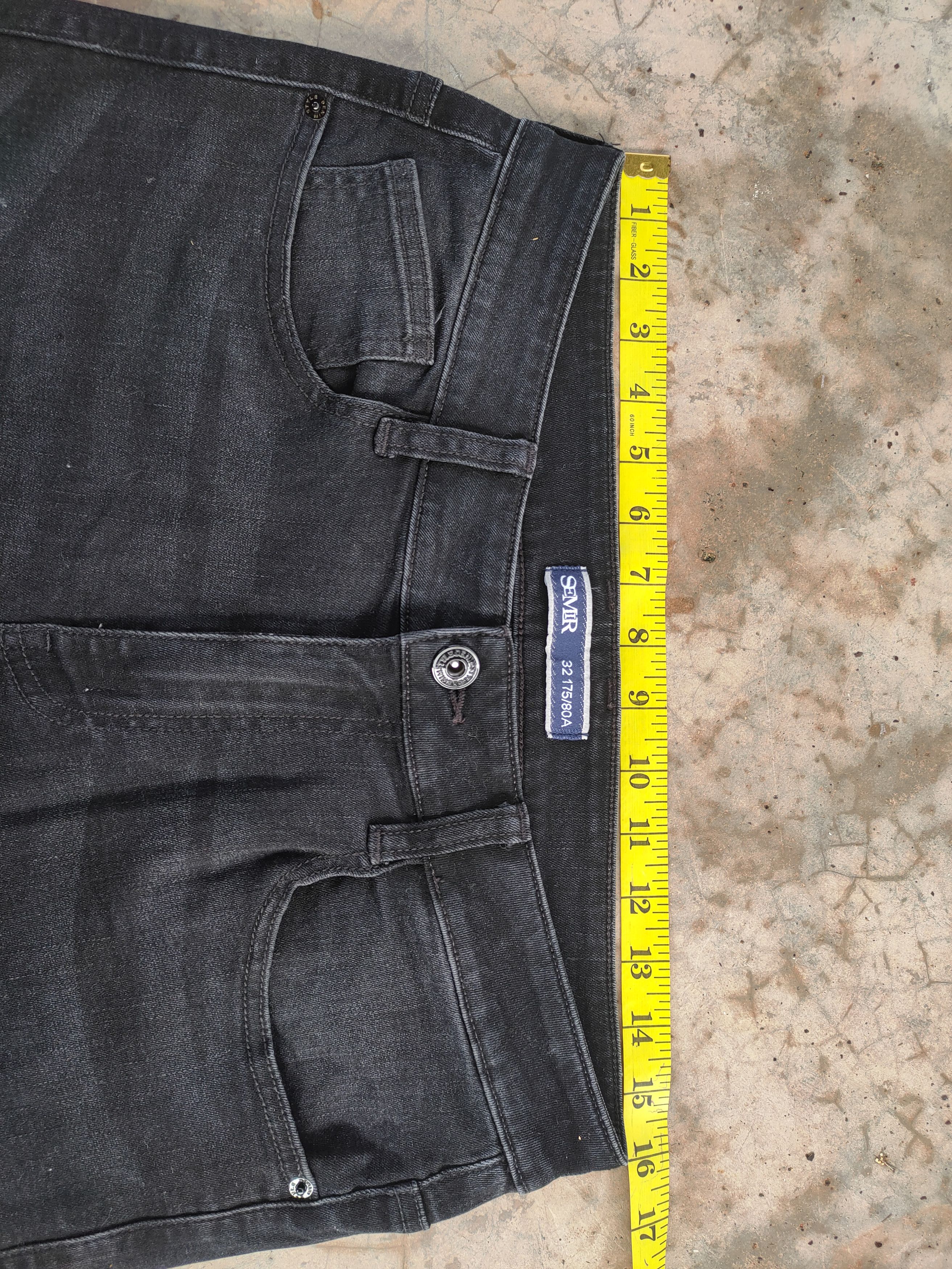 Japanese Brand vtg japanese skinny faded black denim jeans pants Size US 32 / EU 48 - 7 Thumbnail