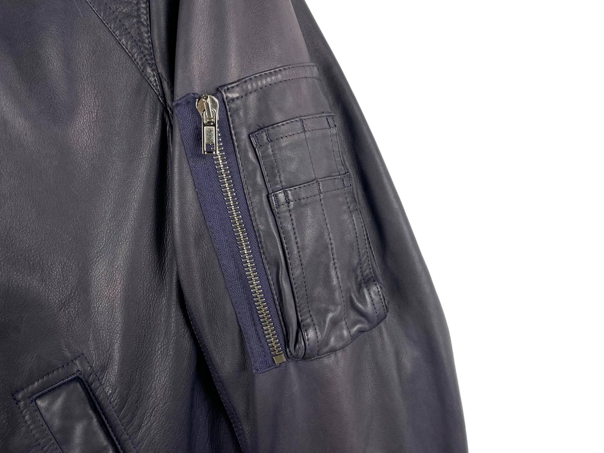 Rick Owens Rick Owens FW17 Raglan Lambskin Leather Bomber Jacket Size US M / EU 48-50 / 2 - 5 Thumbnail