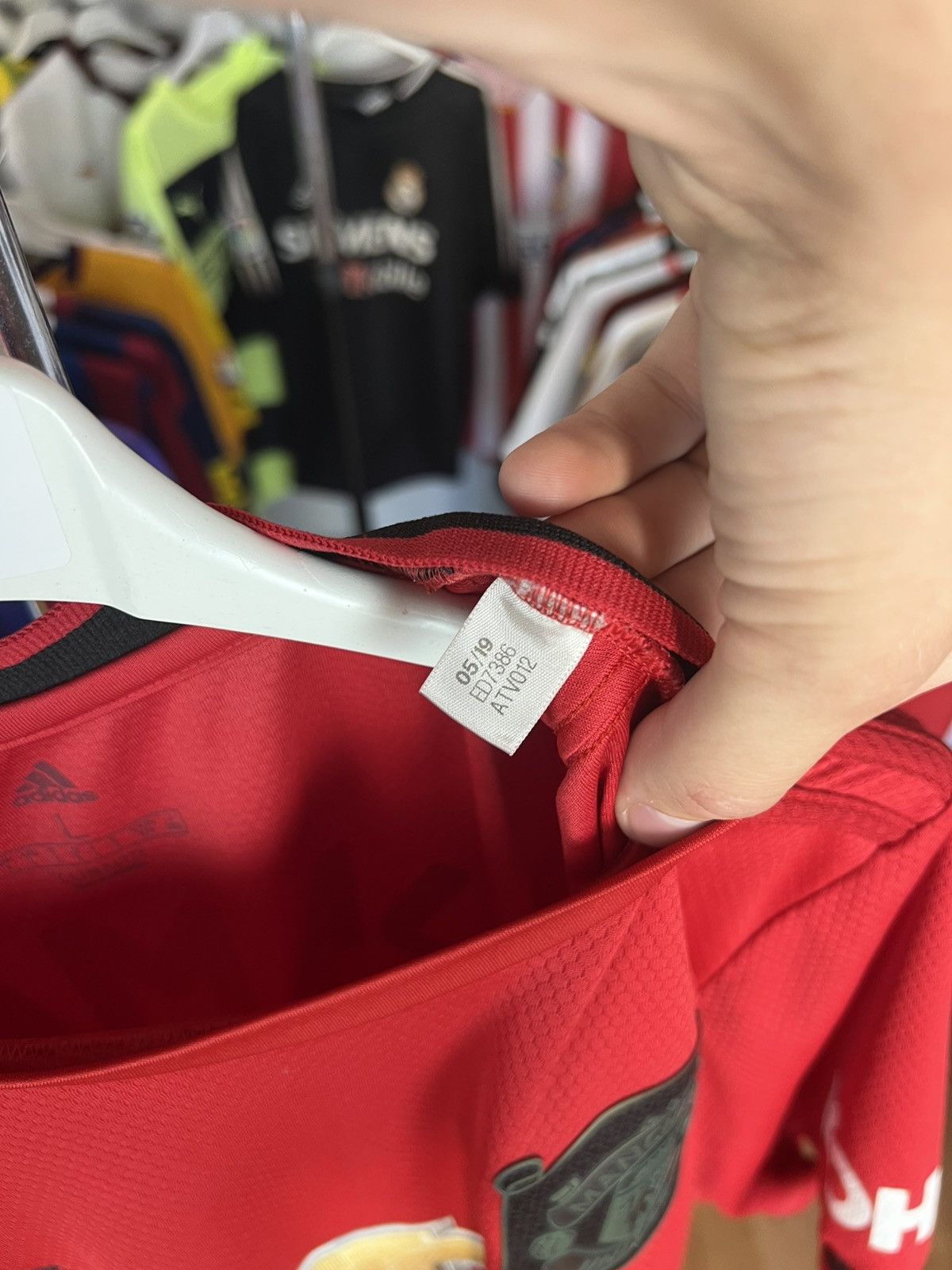 Adidas Soccer Jersey Adidas Manchester United 2019/20 James #21 Size US M / EU 48-50 / 2 - 12 Thumbnail