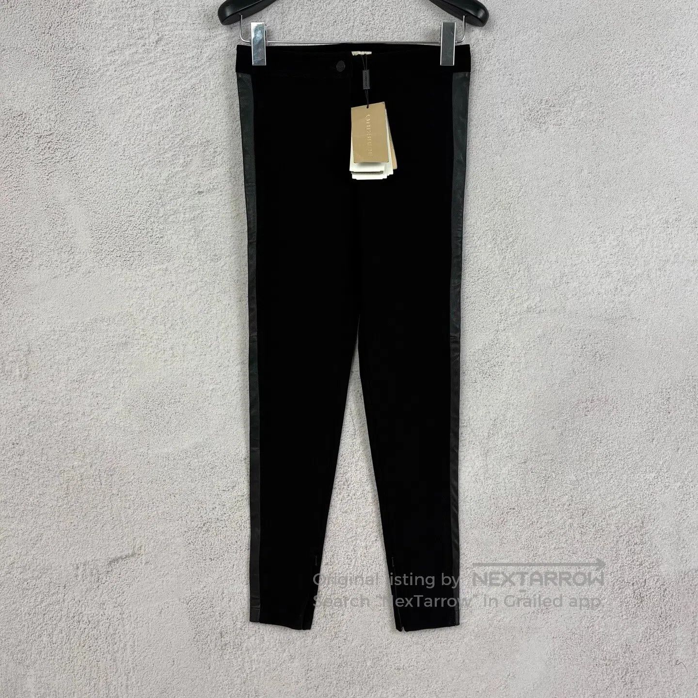 Burberry Burberry Women's slim-fit long pants with cropped feet Size 35" - 1 Thumbnail