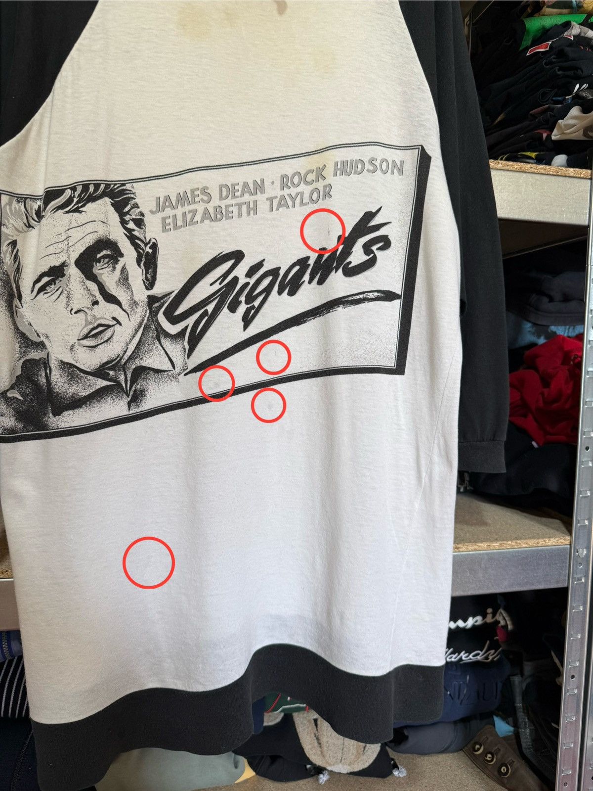 Vintage Vintage 80s James Dean Made In West Germany 3/4 Sleeve Shirt Size US XXL / EU 58 / 5 - 7 Thumbnail