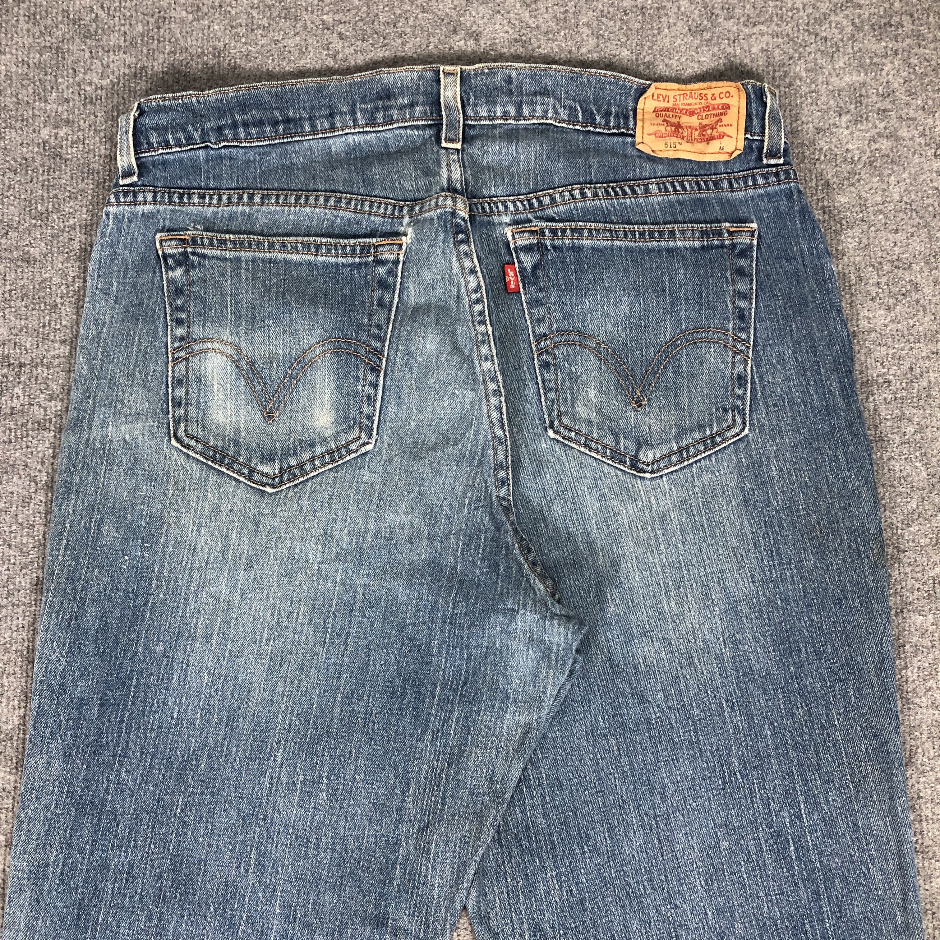 Levi's × Vintage Womens Vintage Levis 515 Jeans Boot Cut Flare L1097W Size 35" - 5 Thumbnail