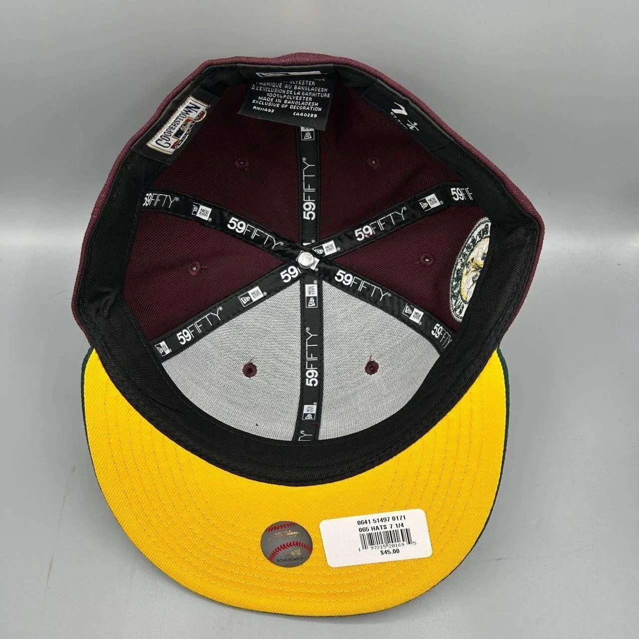 New Era Seattle Mariners Hat Men 7 1/4 Red Green MLB Fitted Cap New Size ONE SIZE - 2 Thumbnail