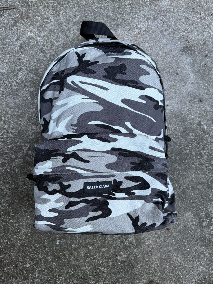 Balenciaga Balenciaga Snow Camo Explorer Backpack | Grailed display picture 1