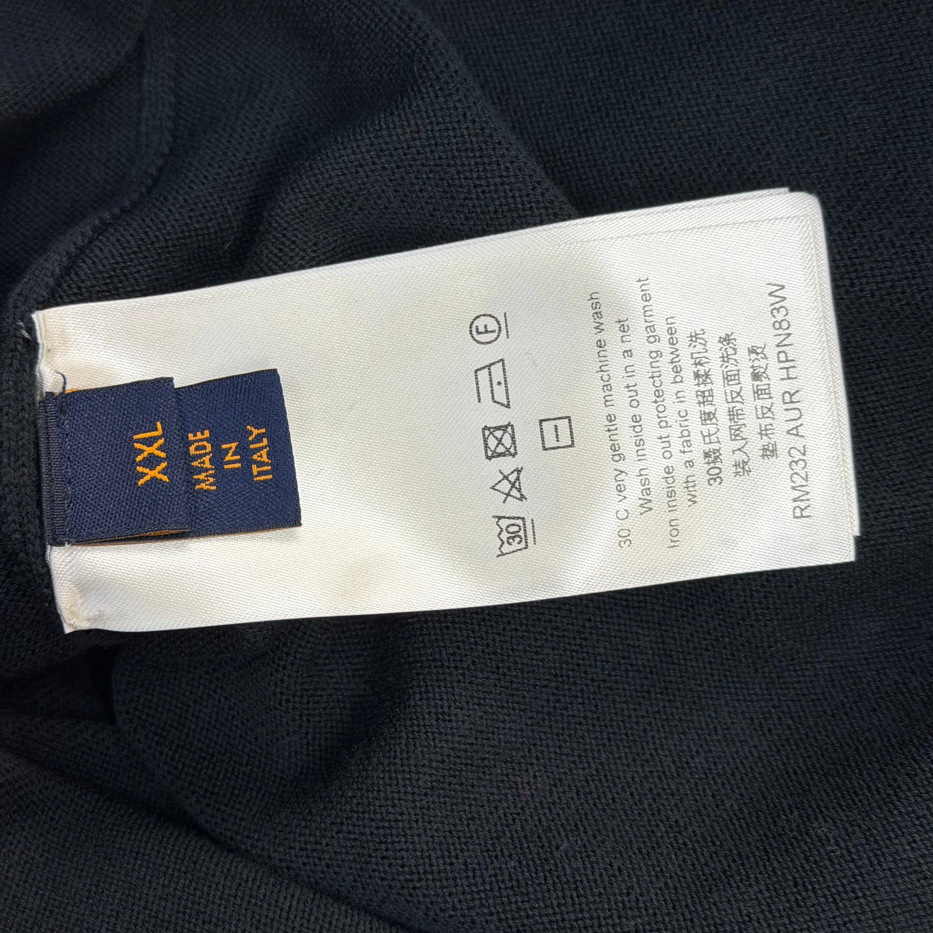 Louis Vuitton Louis Vuitton Black Short Sleeve Film Crew Tee XXL Size US XXL / EU 58 / 5 - 4 Thumbnail