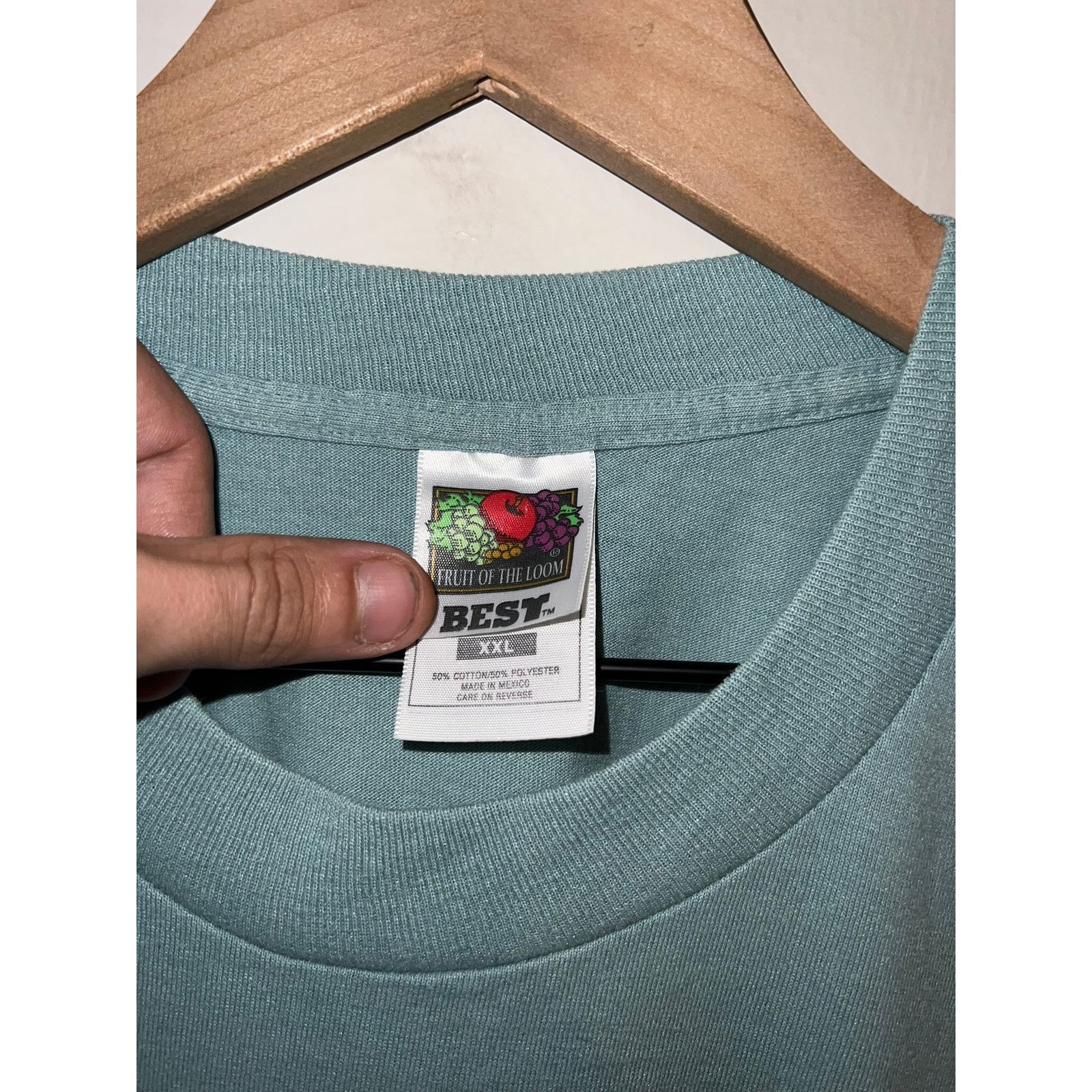 Fruit Of The Loom Vintage Native American Shirt Adventure 1997 Tee 90s VTG 2XL Size US XXL / EU 58 / 5 - 5 Thumbnail