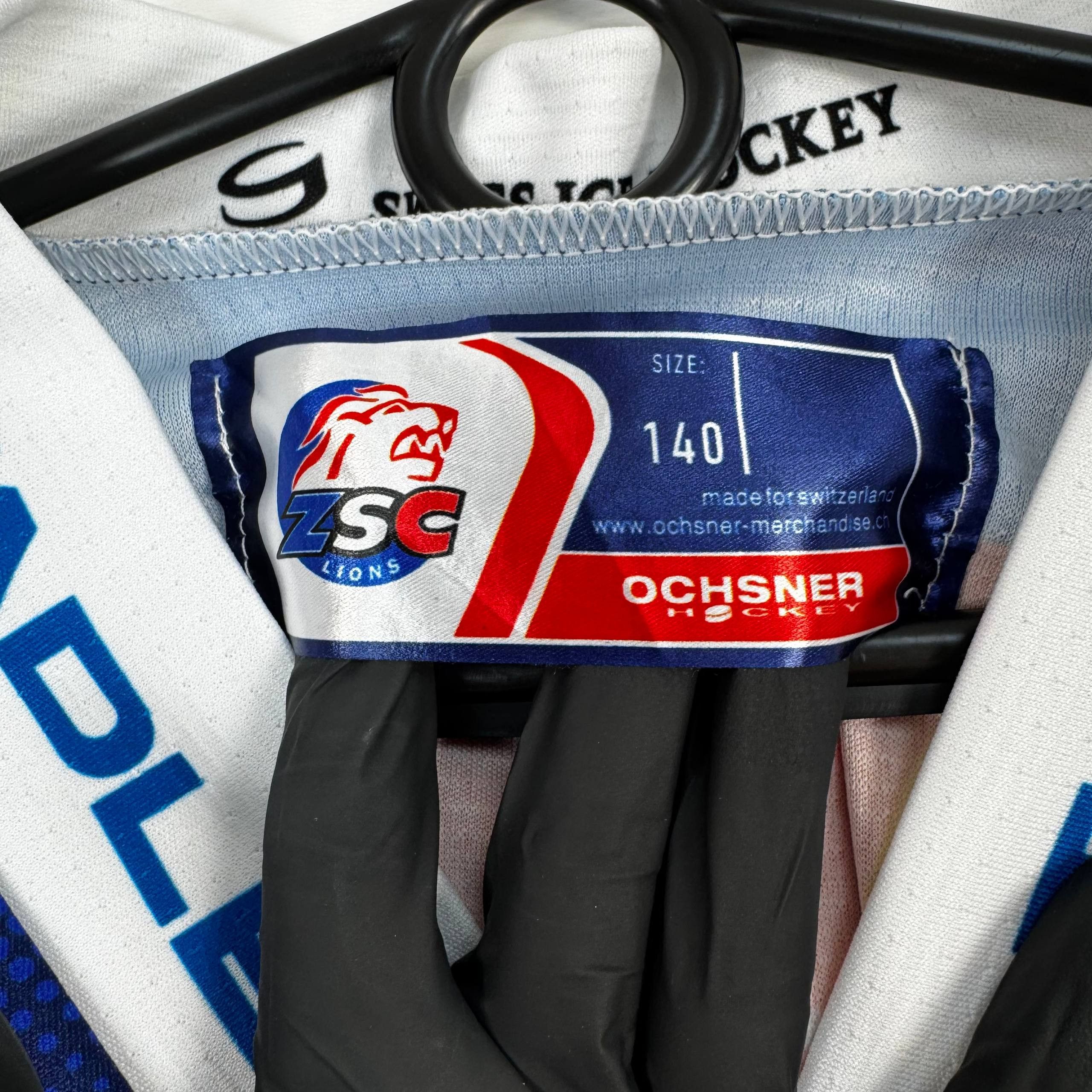 Other ZSC Lions Ice Hockey Jersey Swiss League Subaru OchsnerYouth Size US S / EU 44-46 / 1 - 3 Thumbnail