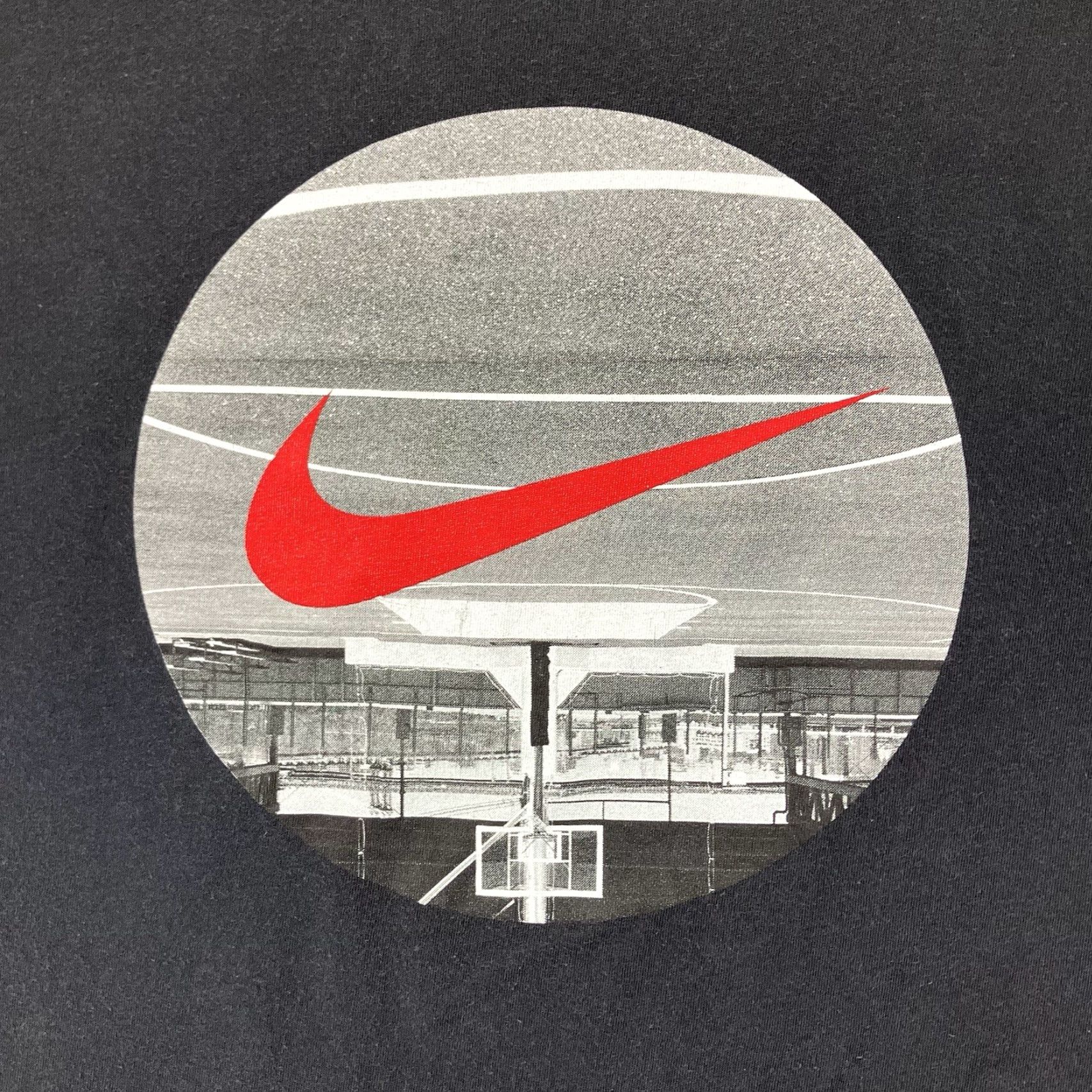 Nike NIKE Dri-FIT Athletic T-Shirt Mens Large Black Graphic Basketball Retro 90s Size US L / EU 52-54 / 3 - 3 Thumbnail