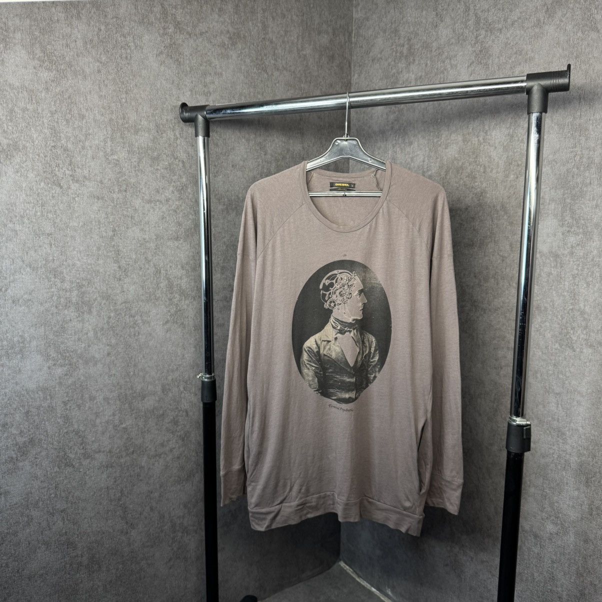 Diesel × Vintage Vintage Diesel Longsleeve big logo avant-garde Size US M / EU 48-50 / 2 - 1 Thumbnail