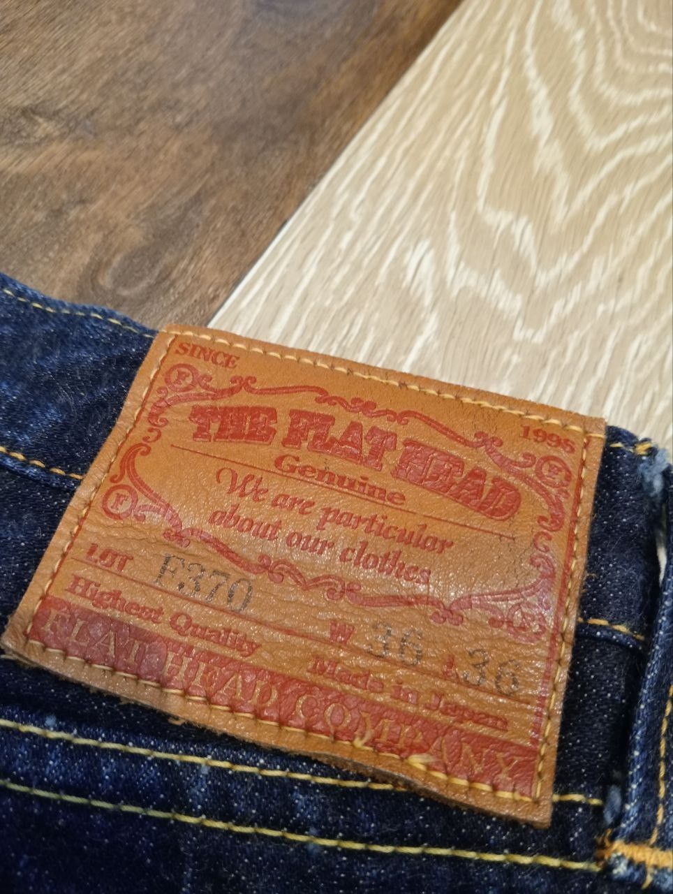 The Flat Head THE FLAT HEAD JAPAN BLUE DENIM FLARED PANTS Size US 36 / EU 52 - 13 Thumbnail