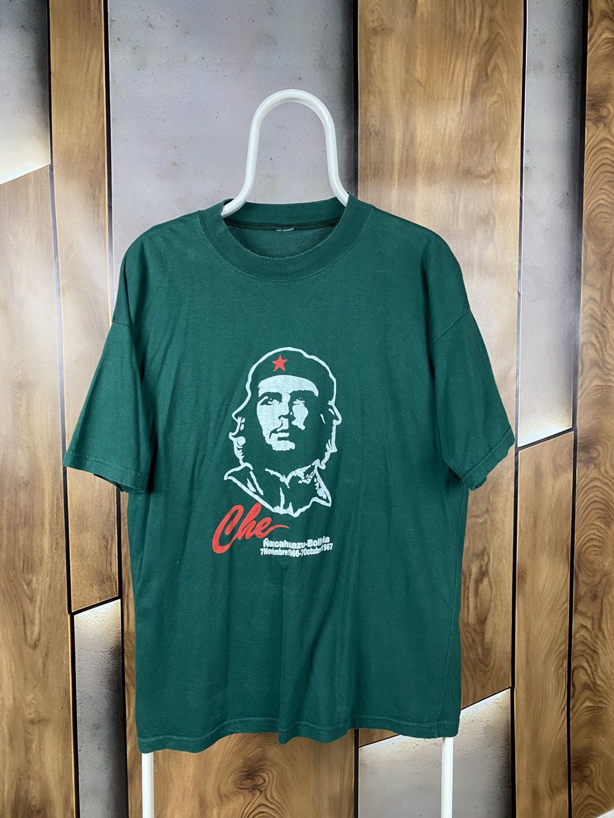 Vintage 🌋Vintage 90s T-Shirt Cheguevara Bolivia Big Logo VTG Tee🌋 Size US L / EU 52-54 / 3 - 1 Thumbnail