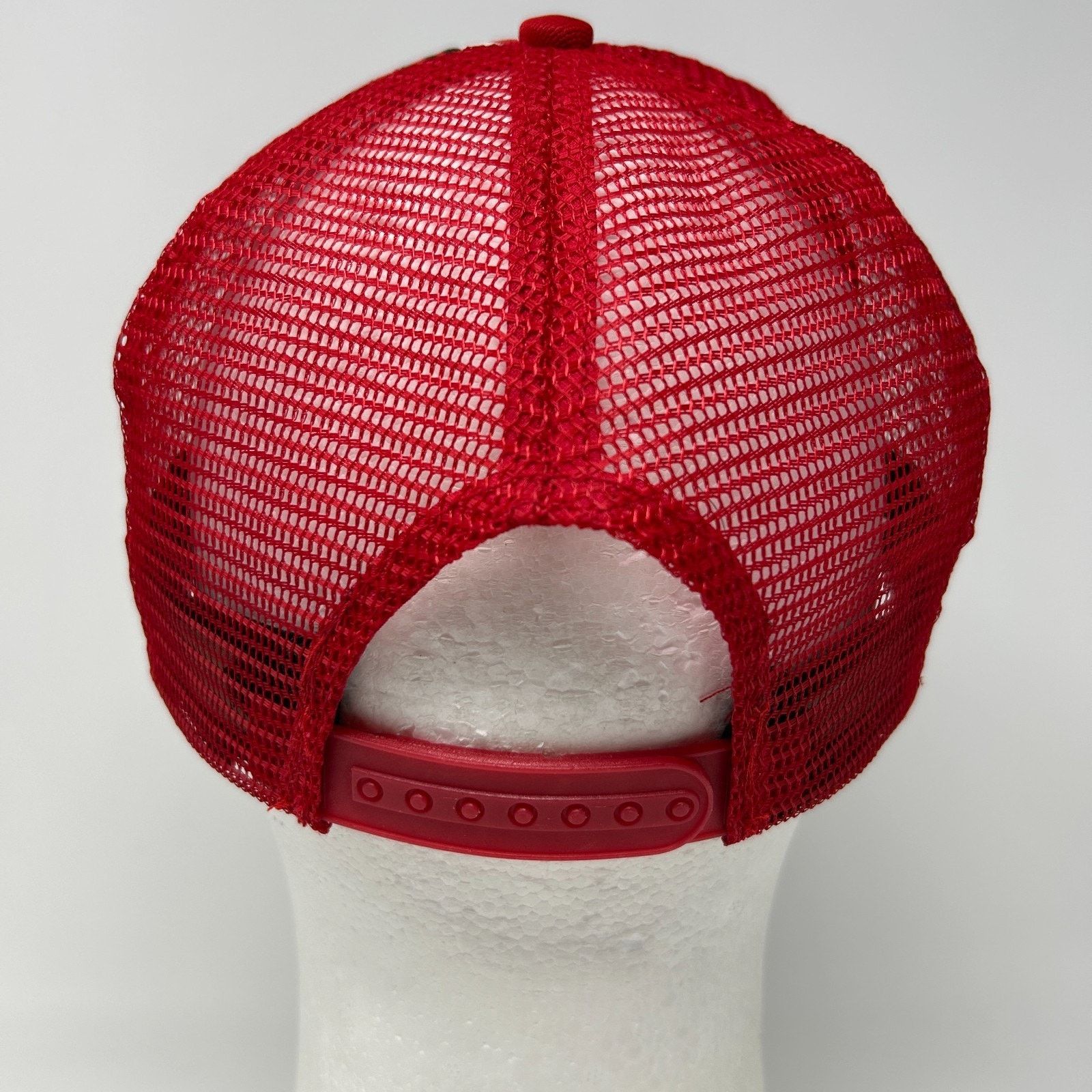 Vintage Vintage 80s Arkansas Razorbacks Trucker Hat Baseball Cap Red Size ONE SIZE - 3 Thumbnail