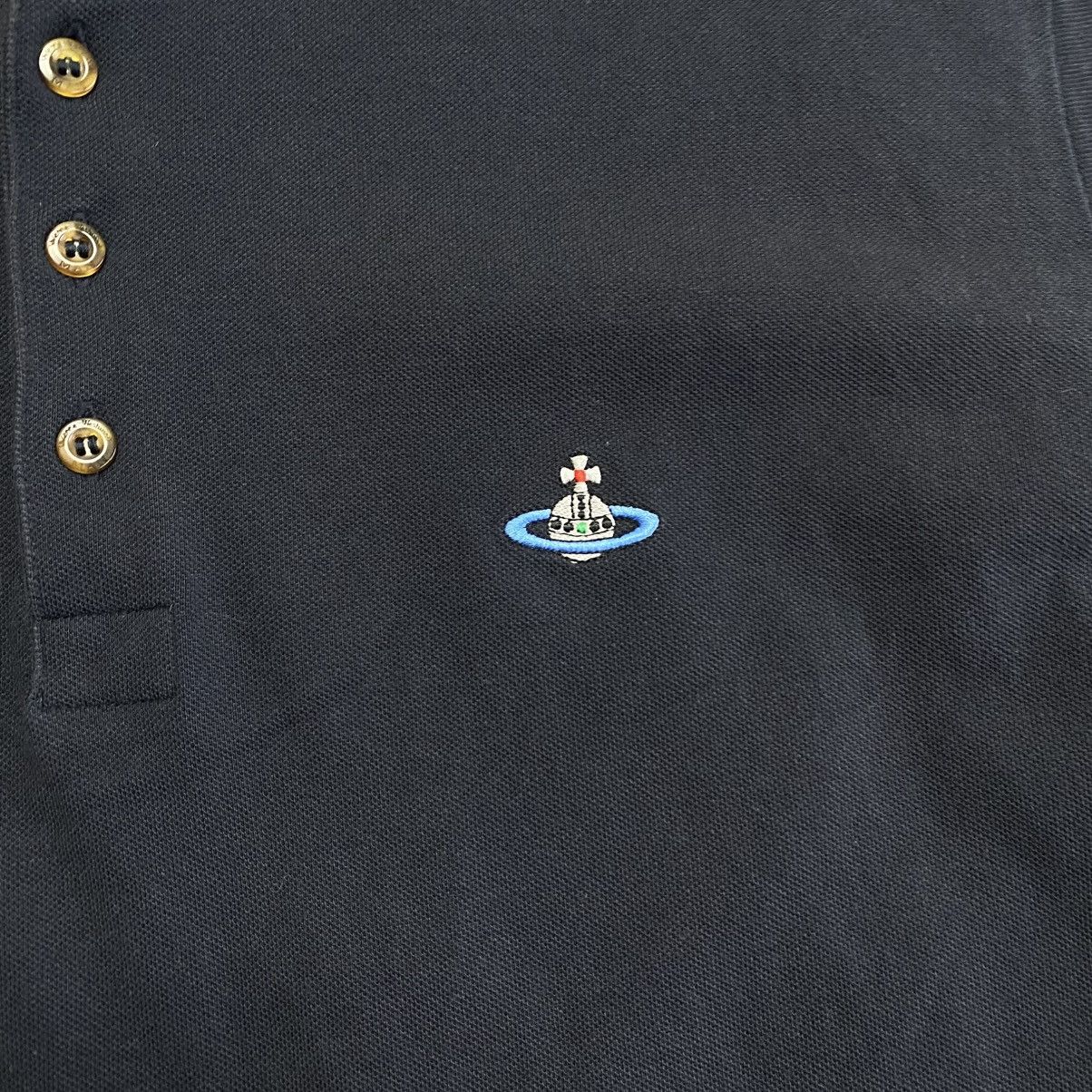 Vivienne Westwood Vivienne Westwood Polo T-Shirt Vintage Small Orb Logo Luxury Size US XL / EU 56 / 4 - 4 Thumbnail