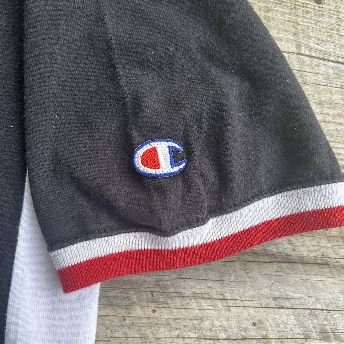 Champion × NBA × Vintage Vintage 90s Champion Chicago Bulls Warm Up Shooting Shirt Size US L / EU 52-54 / 3 - 8 Thumbnail