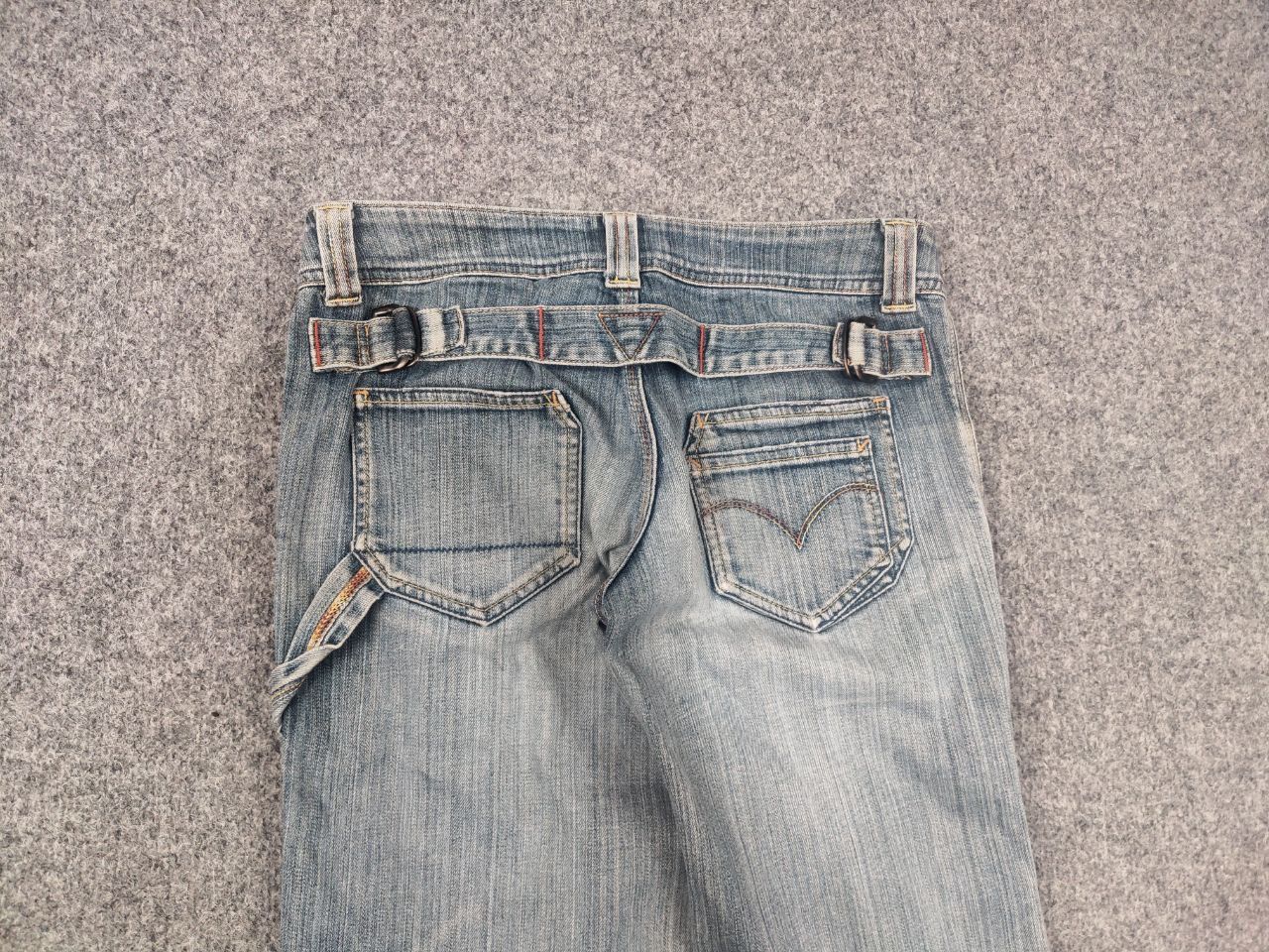 Levi's Rare Vintage levis lady Low Rise Bootcut buckle Jeans Japan Size 29" - 8 Thumbnail