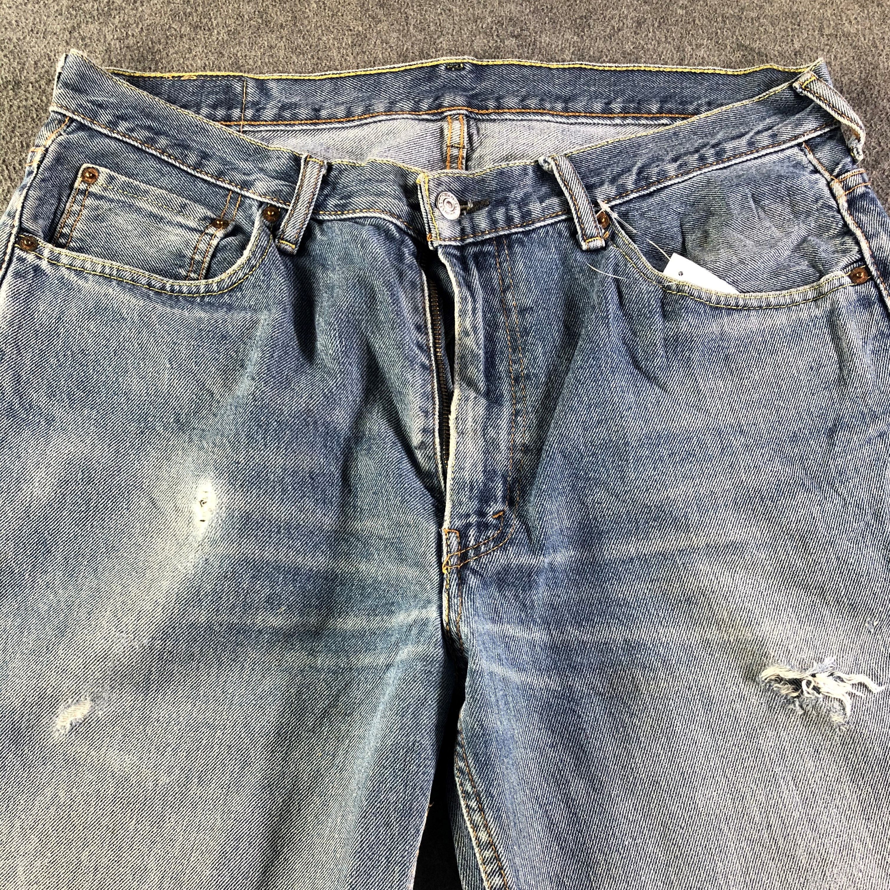 Levi's Vintage Blue Wash Levis 550 Jeans-J4234 Size US 37 - 3 Thumbnail