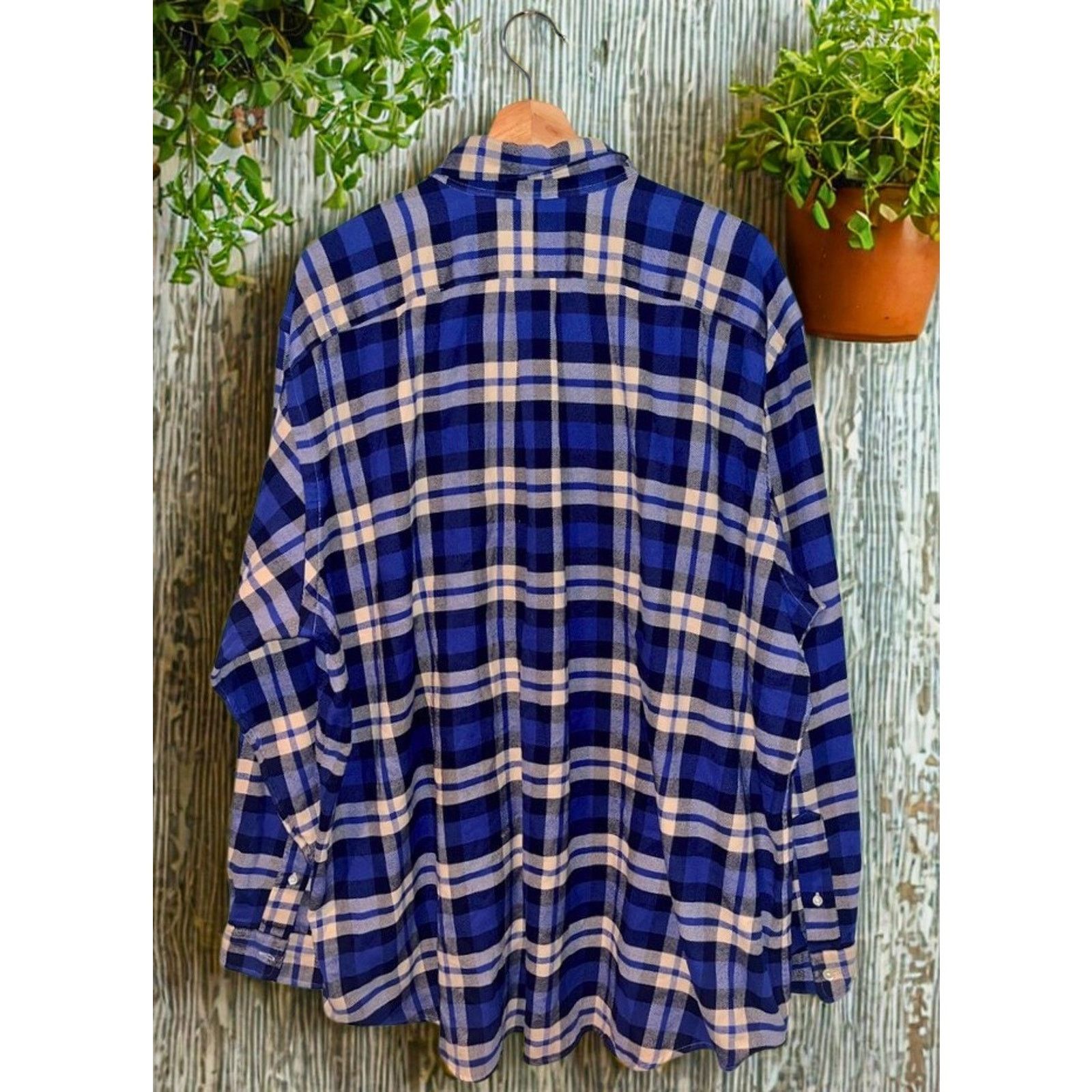 Polo Ralph Lauren Polo Ralph Lauren Plaid Button Down Shirt 2XB Flannel EUC Size US XXL / EU 58 / 5 - 3 Thumbnail