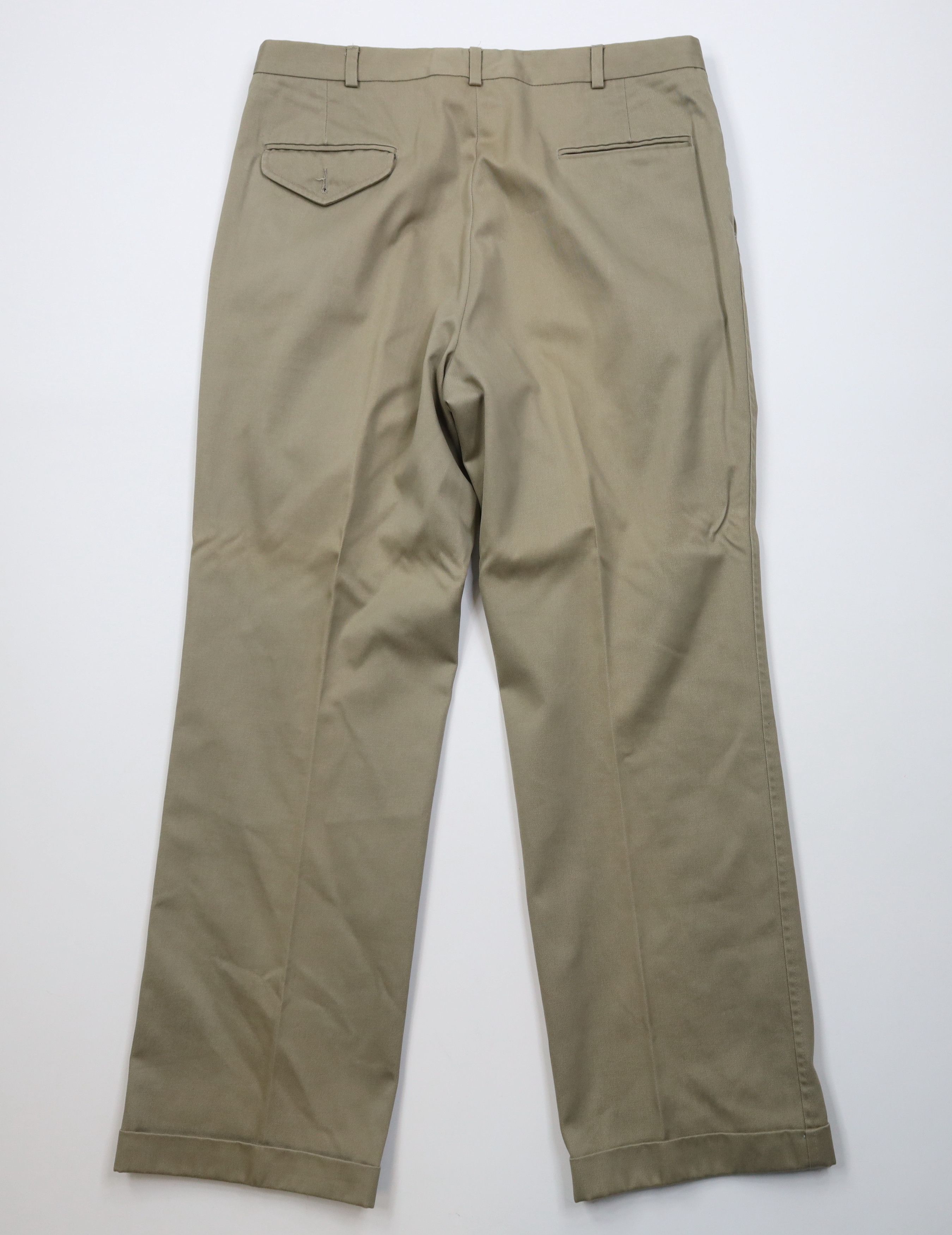 Lands' End Vintage 70s Lands End Wide Leg Chino Pants Trousers USA Size US 36 / EU 52 - 10 Thumbnail