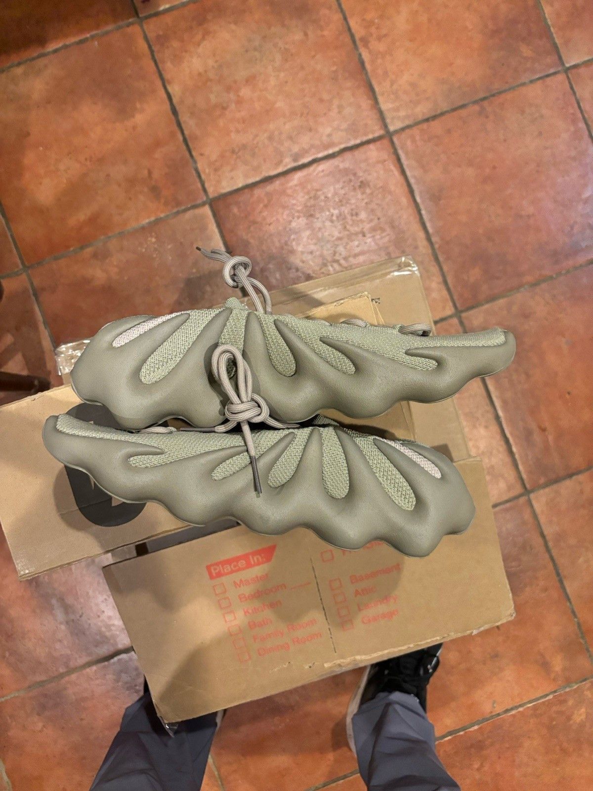Yeezy Adidas Yeezy 450 Stone Flax Size US 13 / EU 46 - 2 Thumbnail