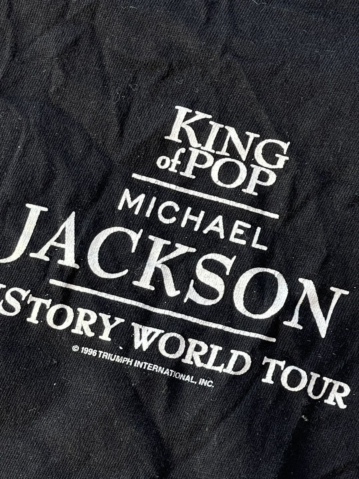 1996 Michael Jackson History world tour triumph vintage tee